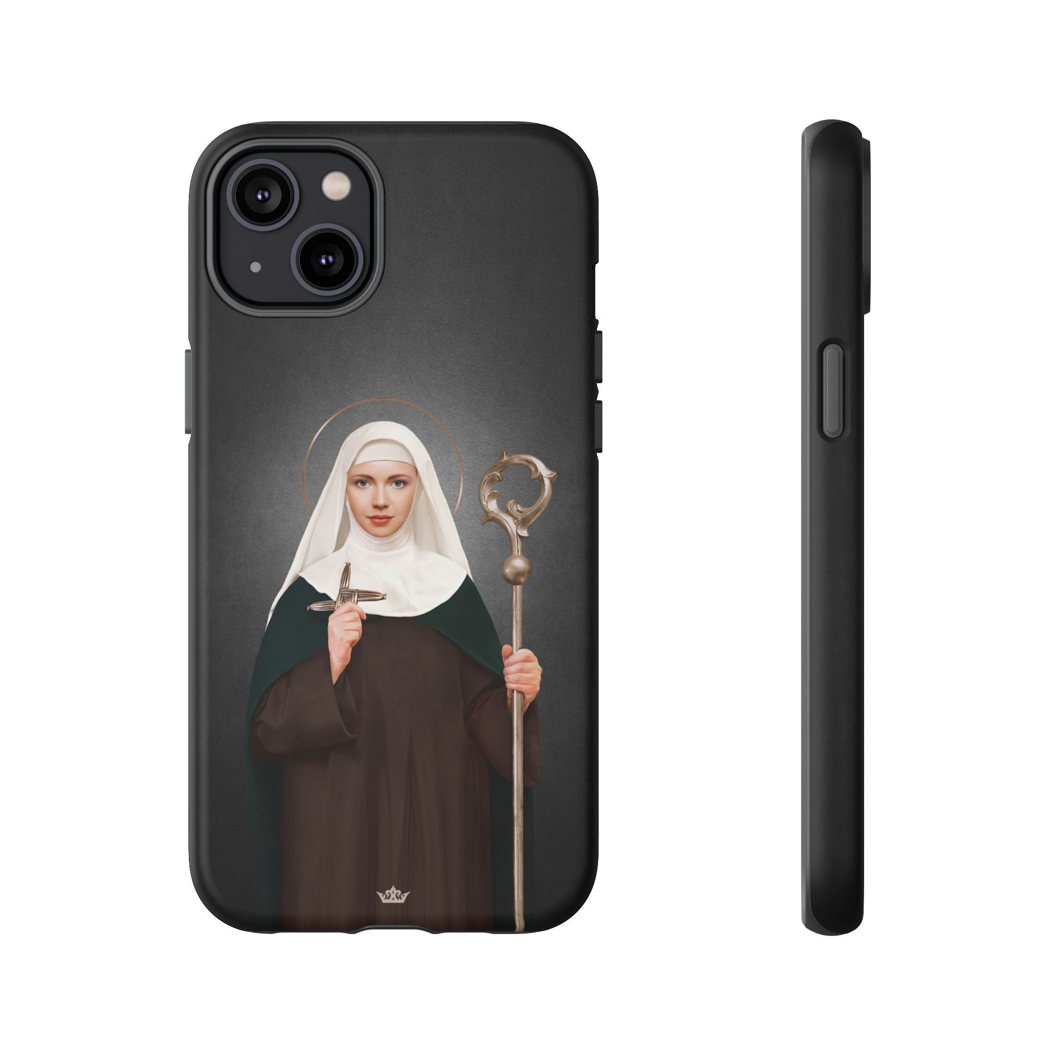 St. Brigid of Ireland Hard Phone Case (Dark)