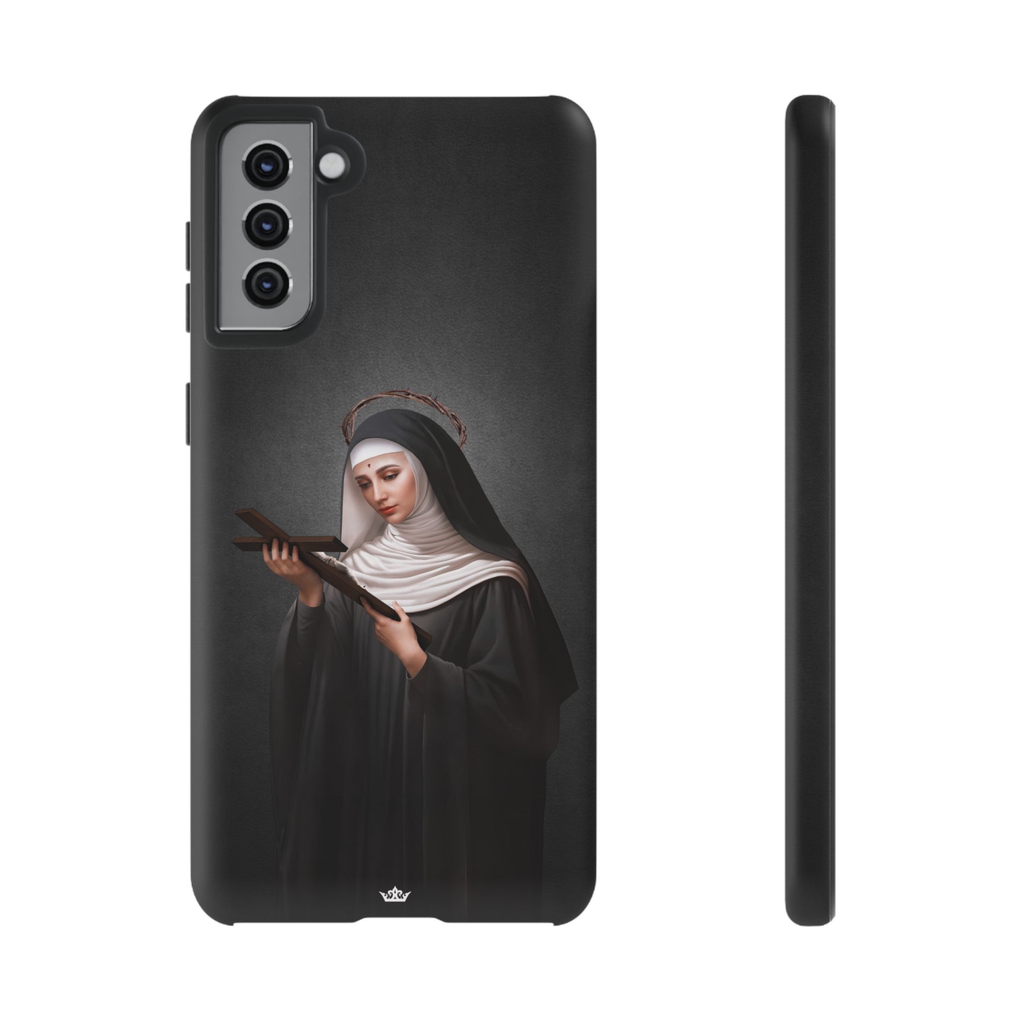 St. Rita of Cascia Hard Phone Case (Dark)