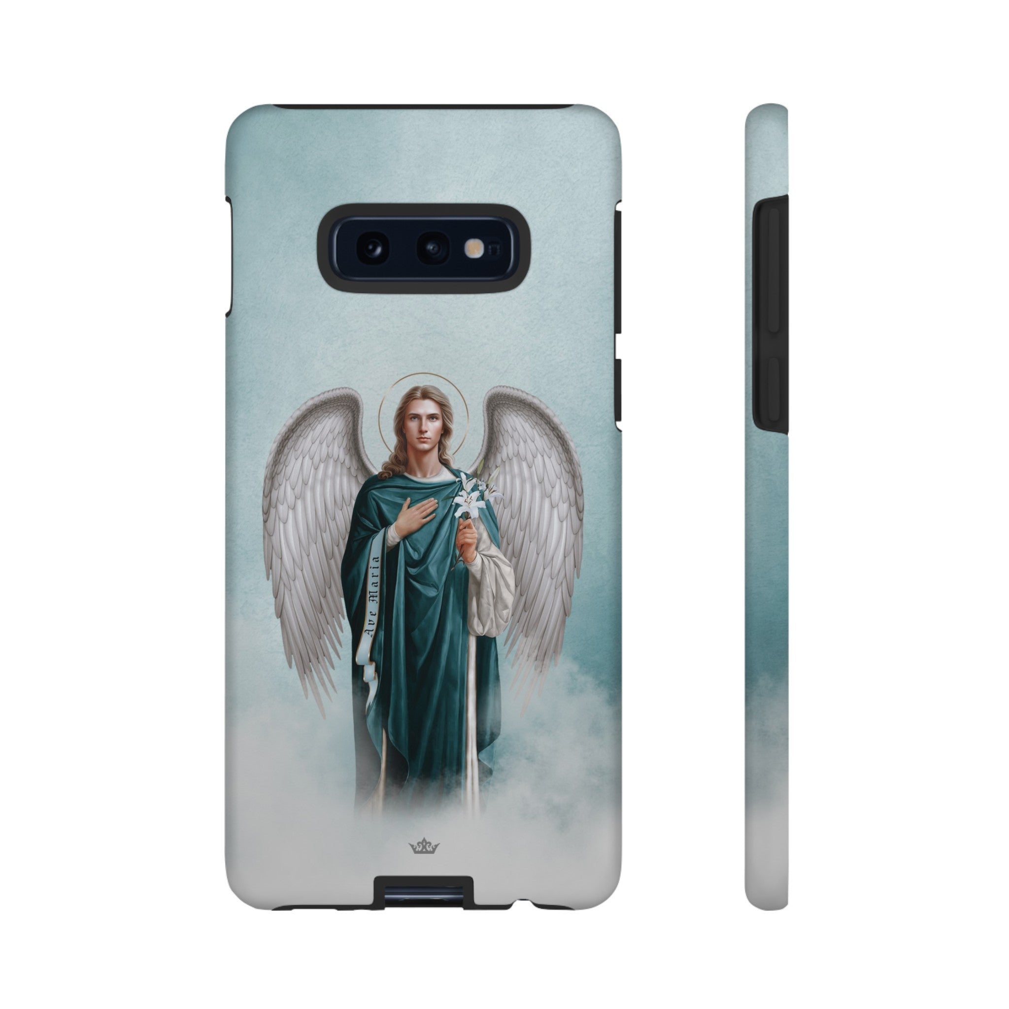 St. Gabriel the Archangel Hard Phone Case (Blue)