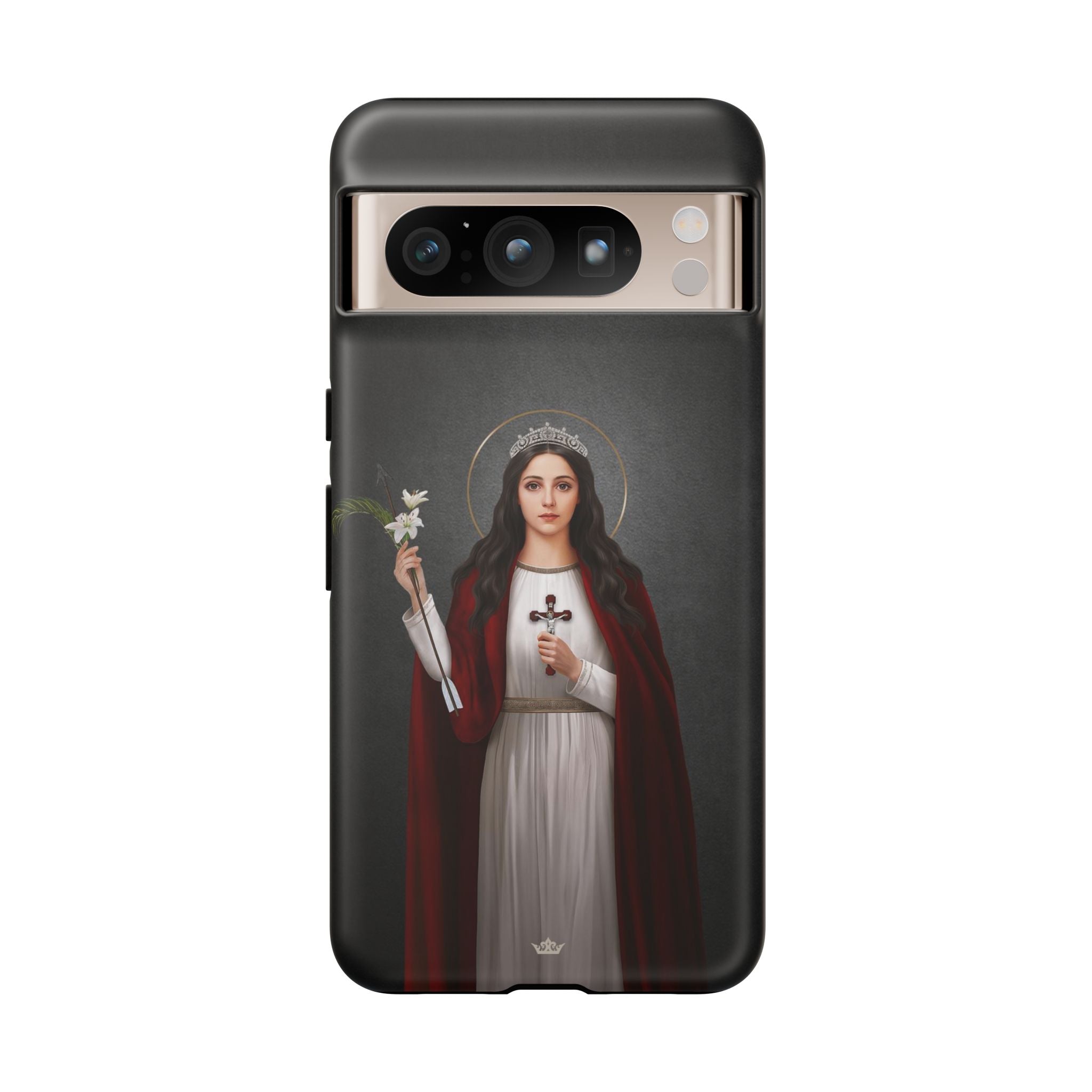 St. Philomena Hard Phone Case (Dark)