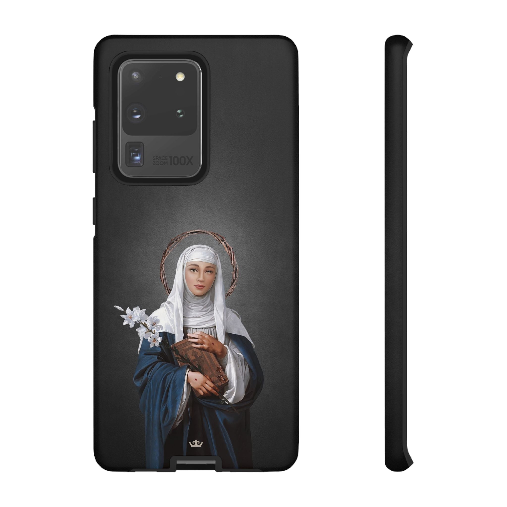 St. Catherine of Siena Hard Phone Case (Dark)