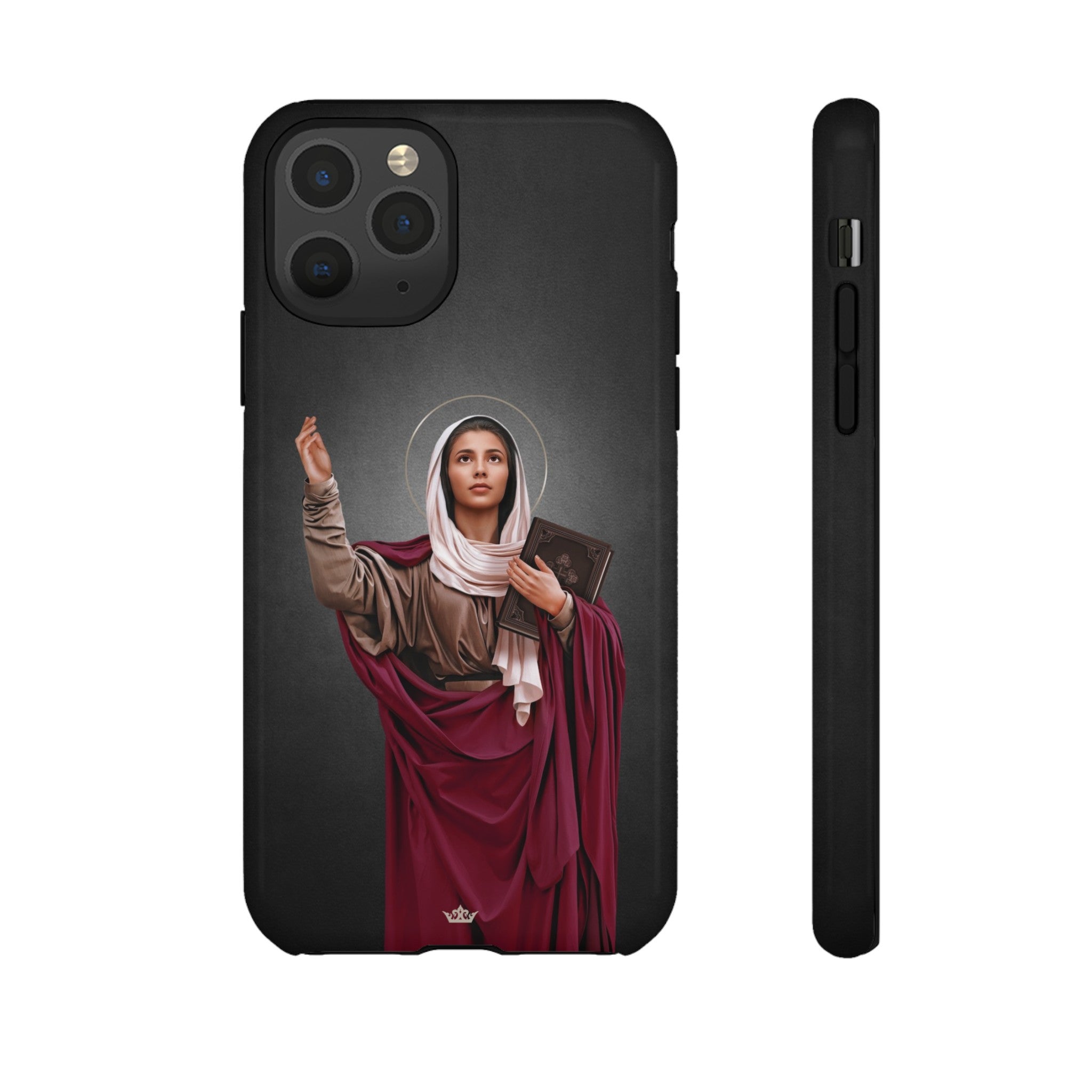 St. Monica Hard Phone Case (Dark)