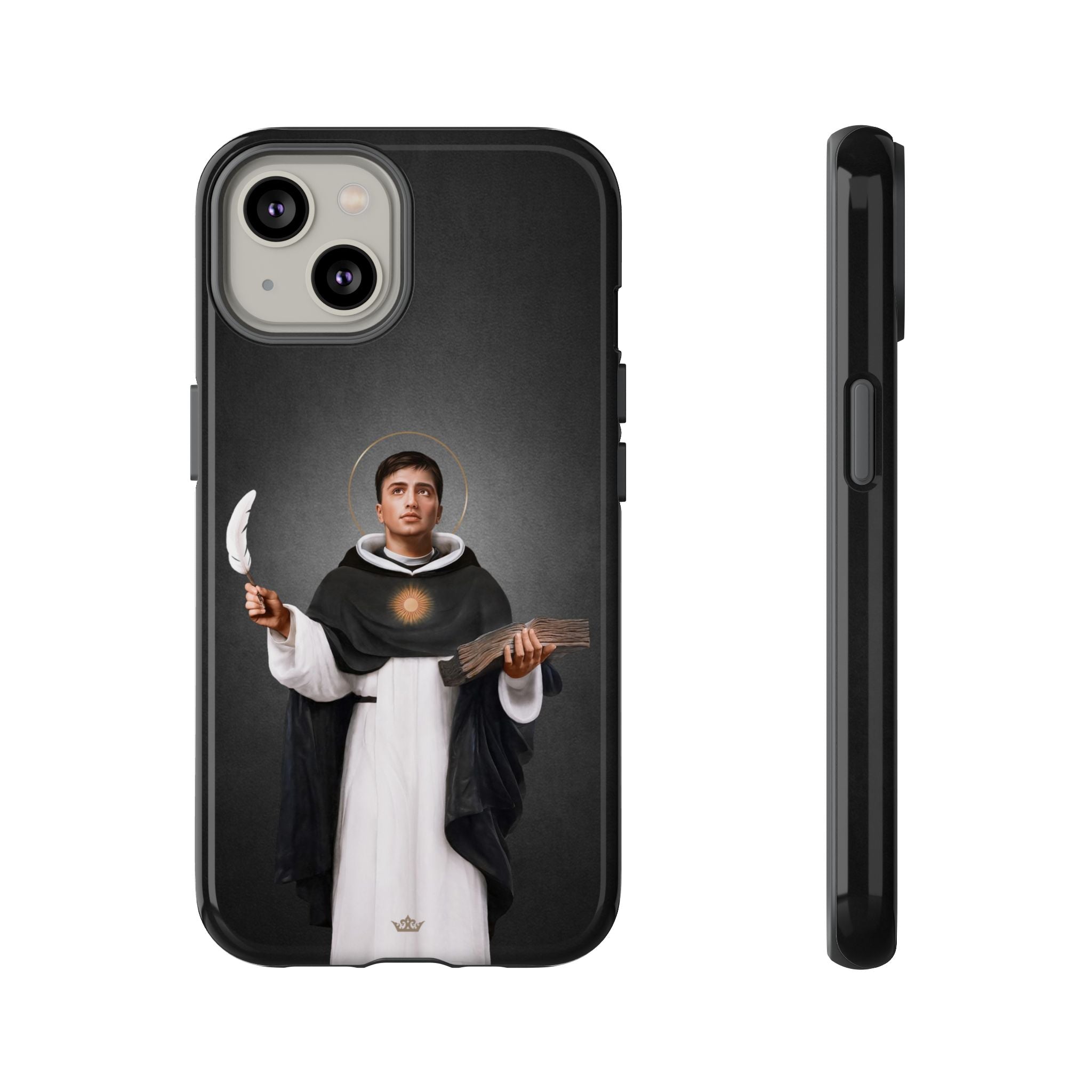 St. Thomas Aquinas Hard Phone Case (Dark)