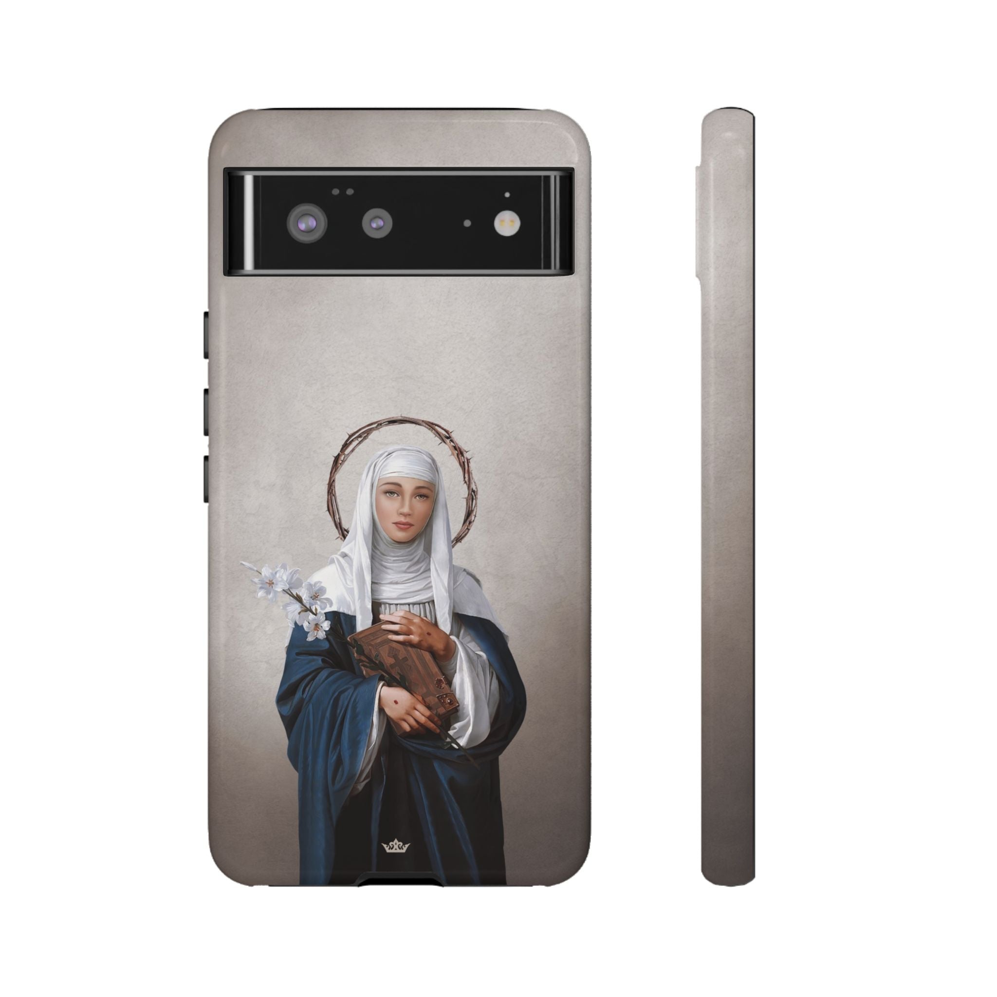 St. Catherine of Siena Hard Phone Case (Light)