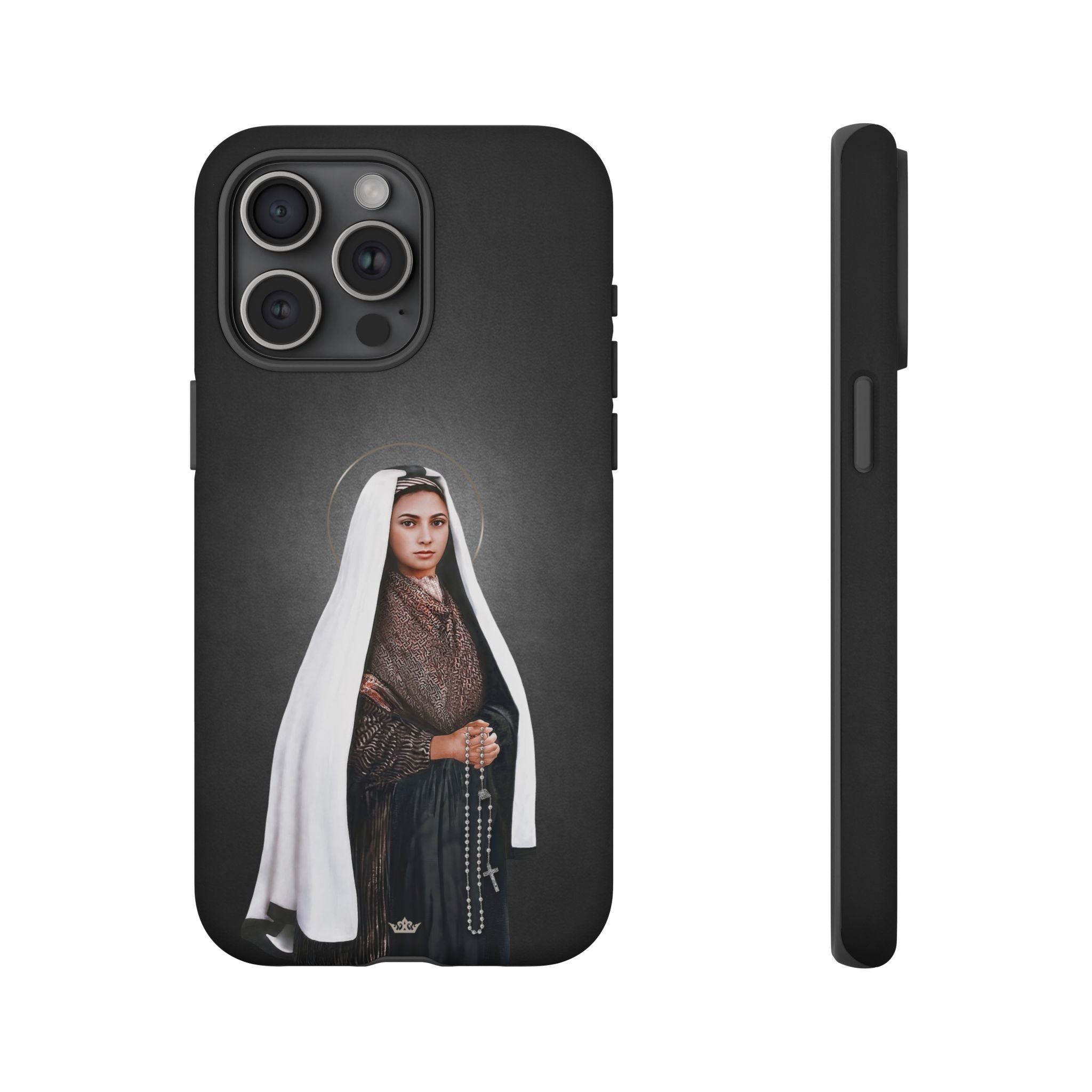 St. Bernadette Hard Phone Case (Dark)