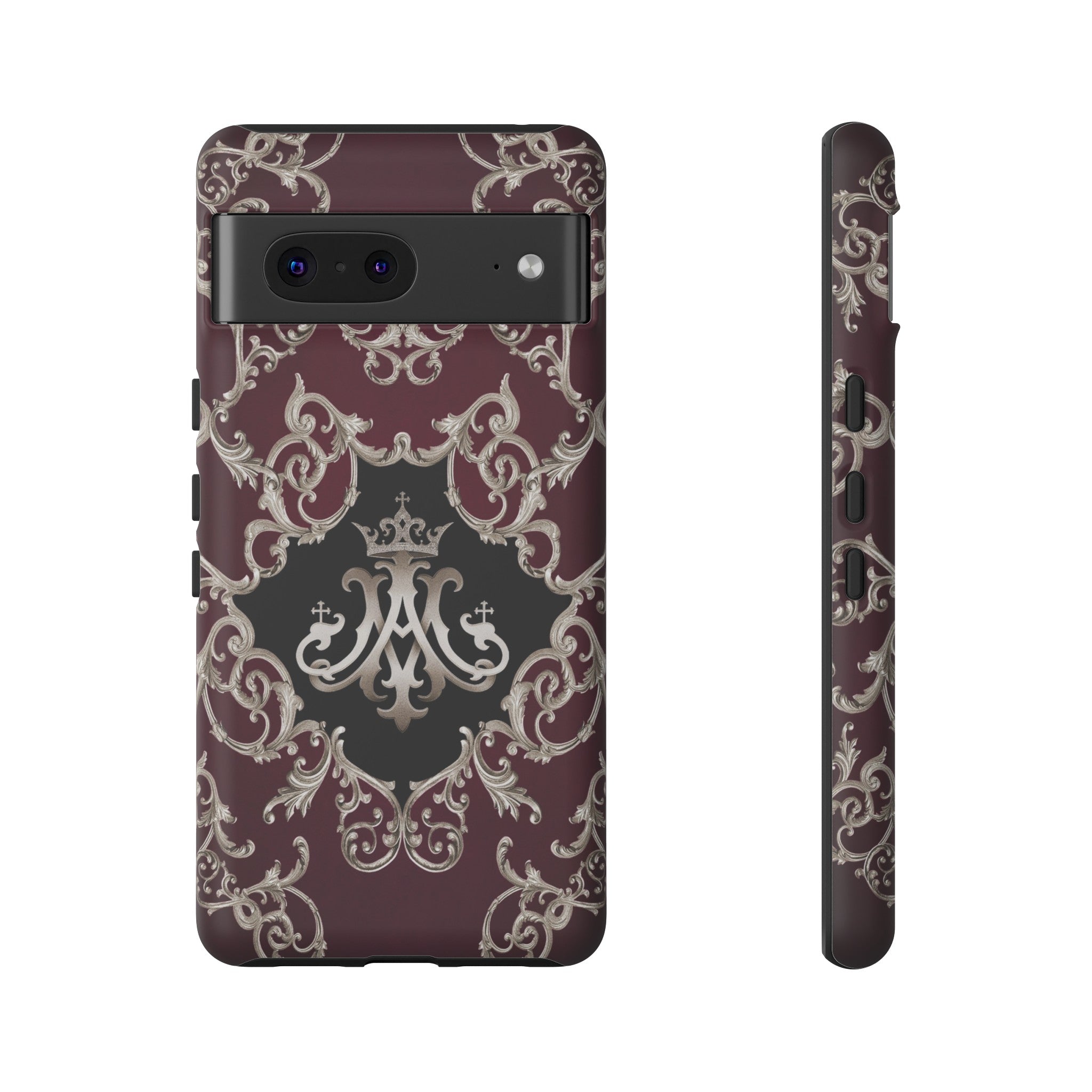 Ave Maria Hard Phone Case (Baroque Mahogany)