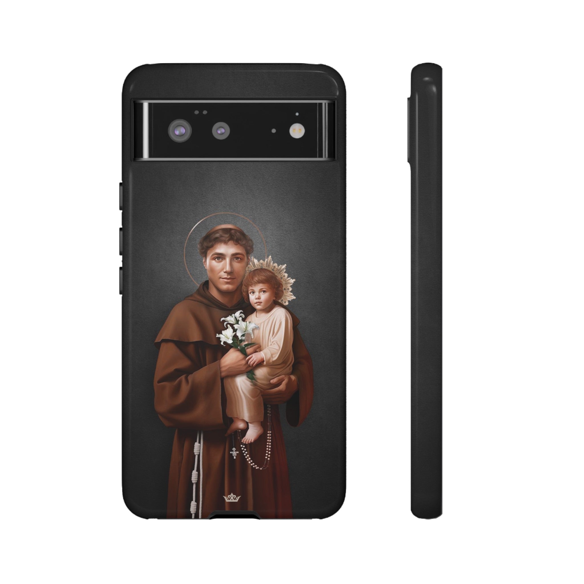 St. Anthony of Padua Hard Phone Case (Dark)