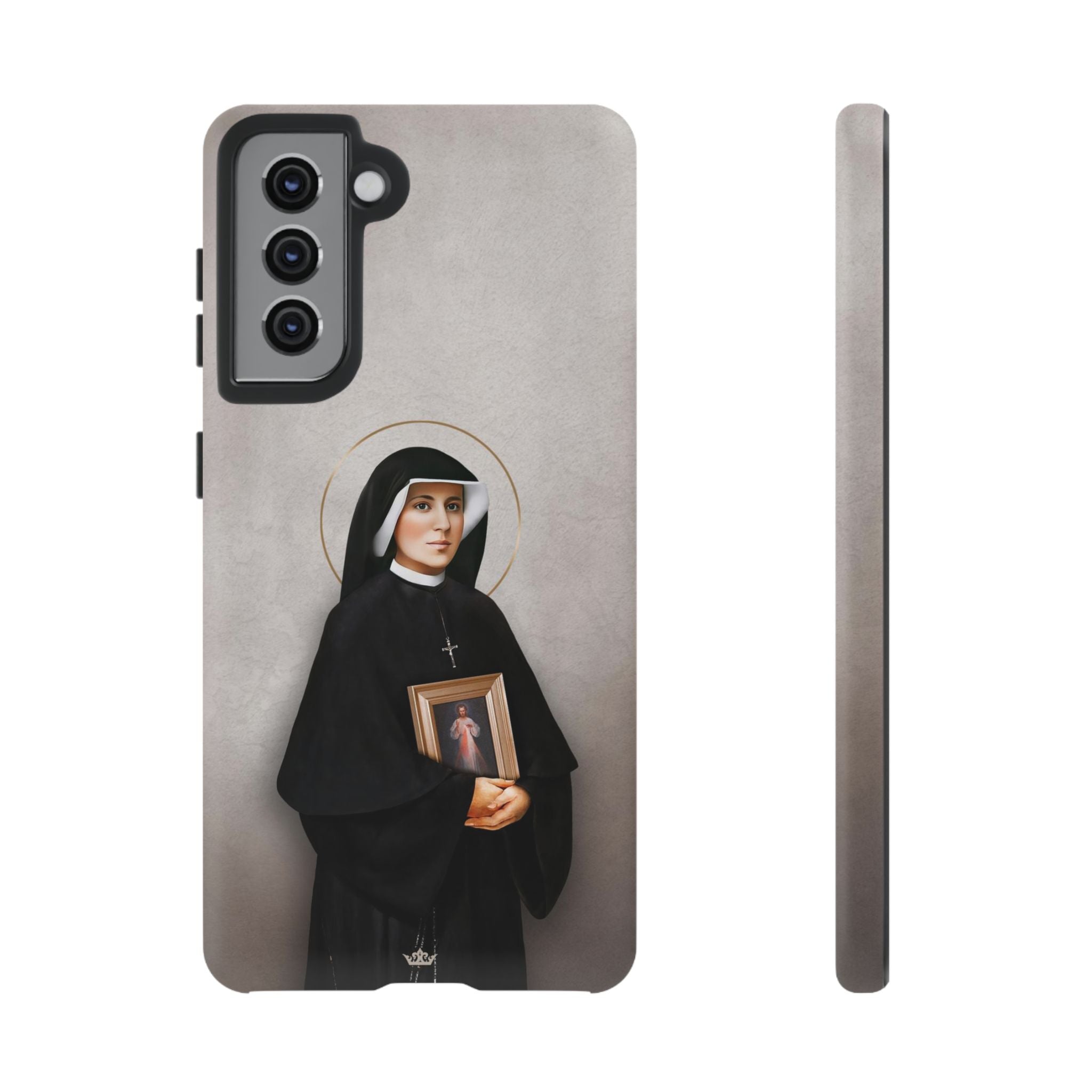 St. Faustina Hard Phone Case (Light)