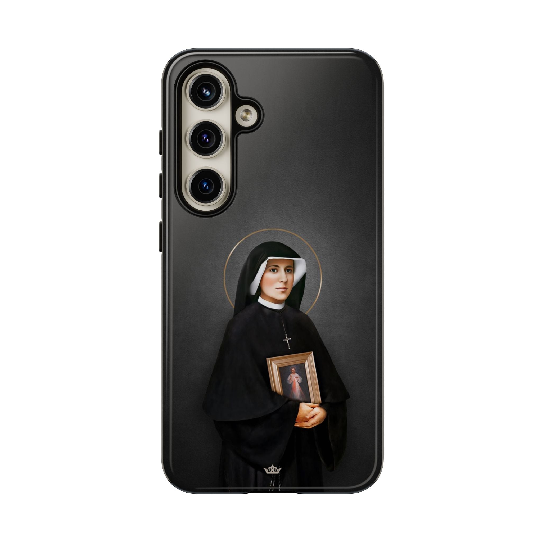 St. Faustina Hard Phone Case (Dark)