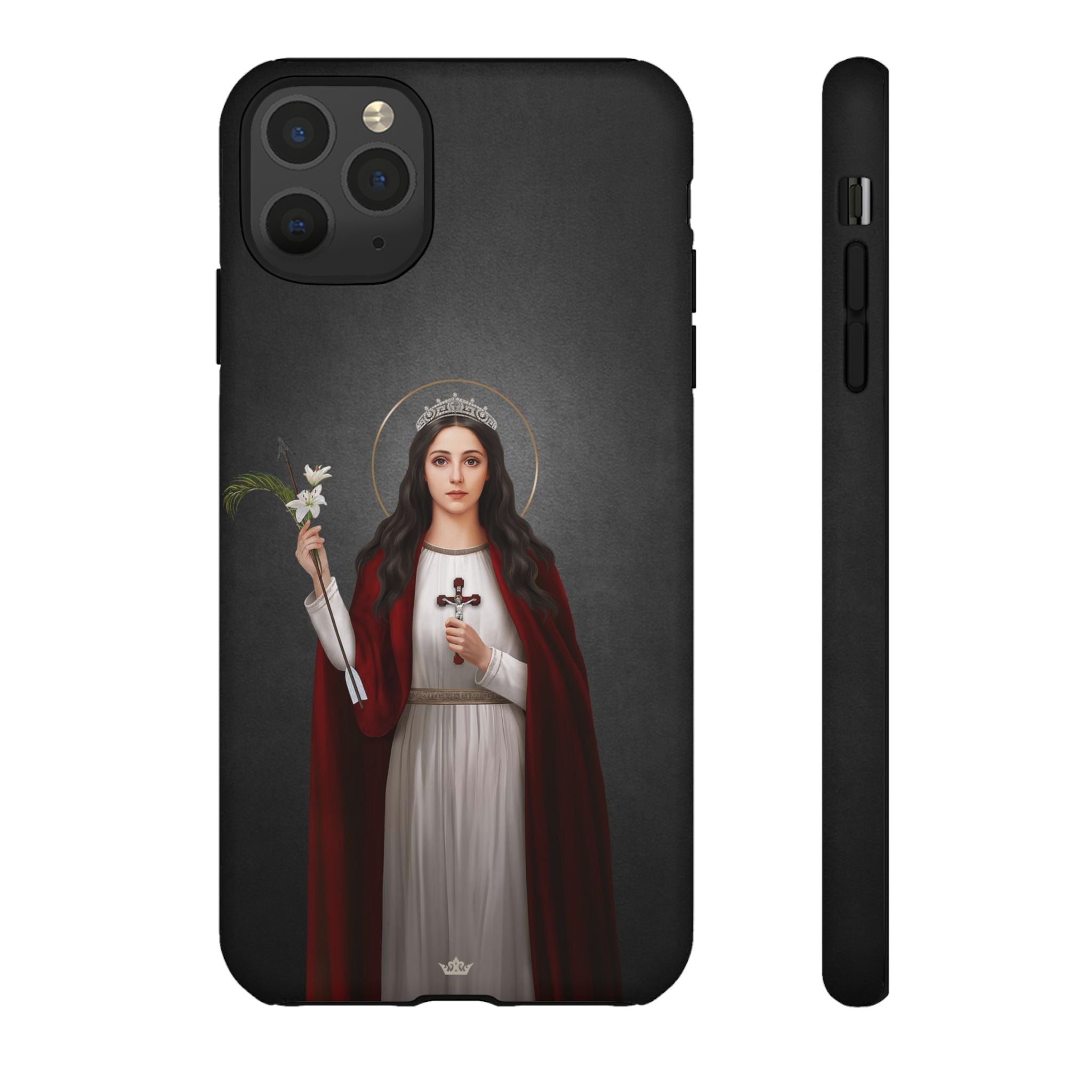 St. Philomena Hard Phone Case (Dark)