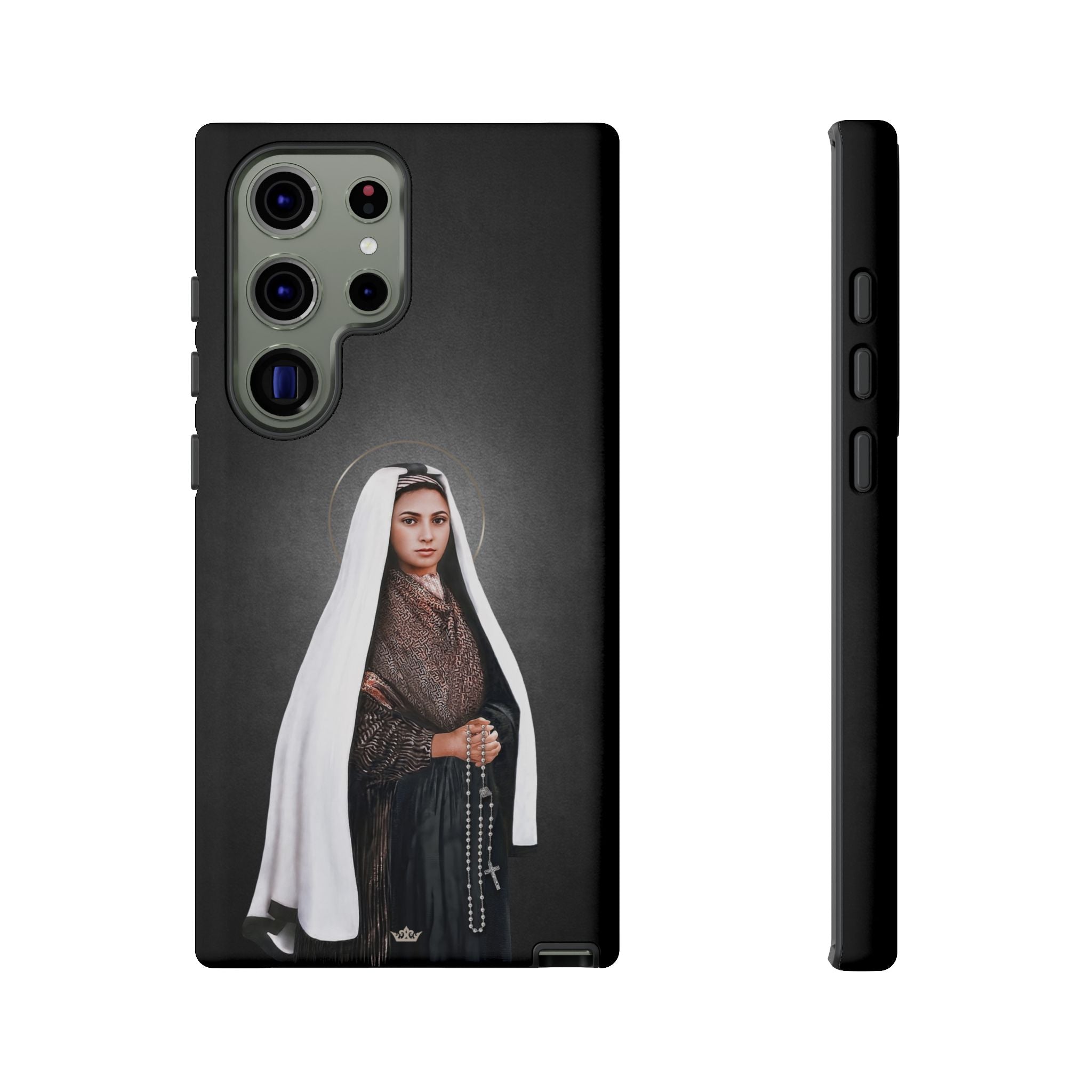 St. Bernadette Hard Phone Case (Dark)