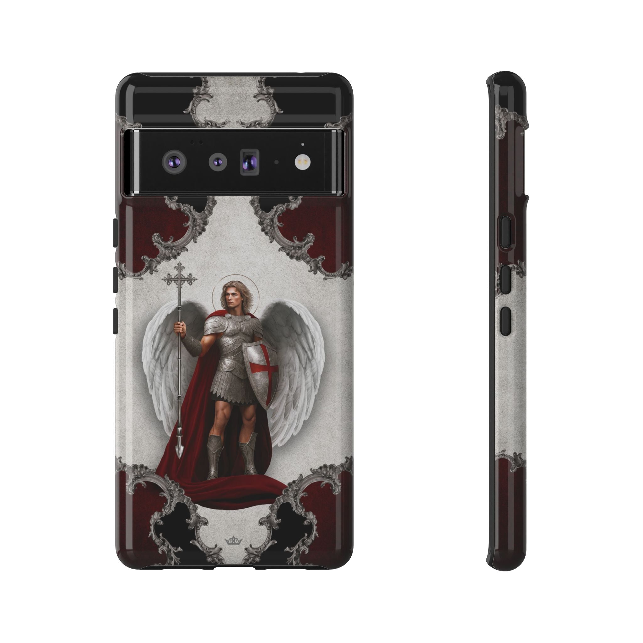 St. Michael the Archangel Victorious Hard Phone Case (Baroque)