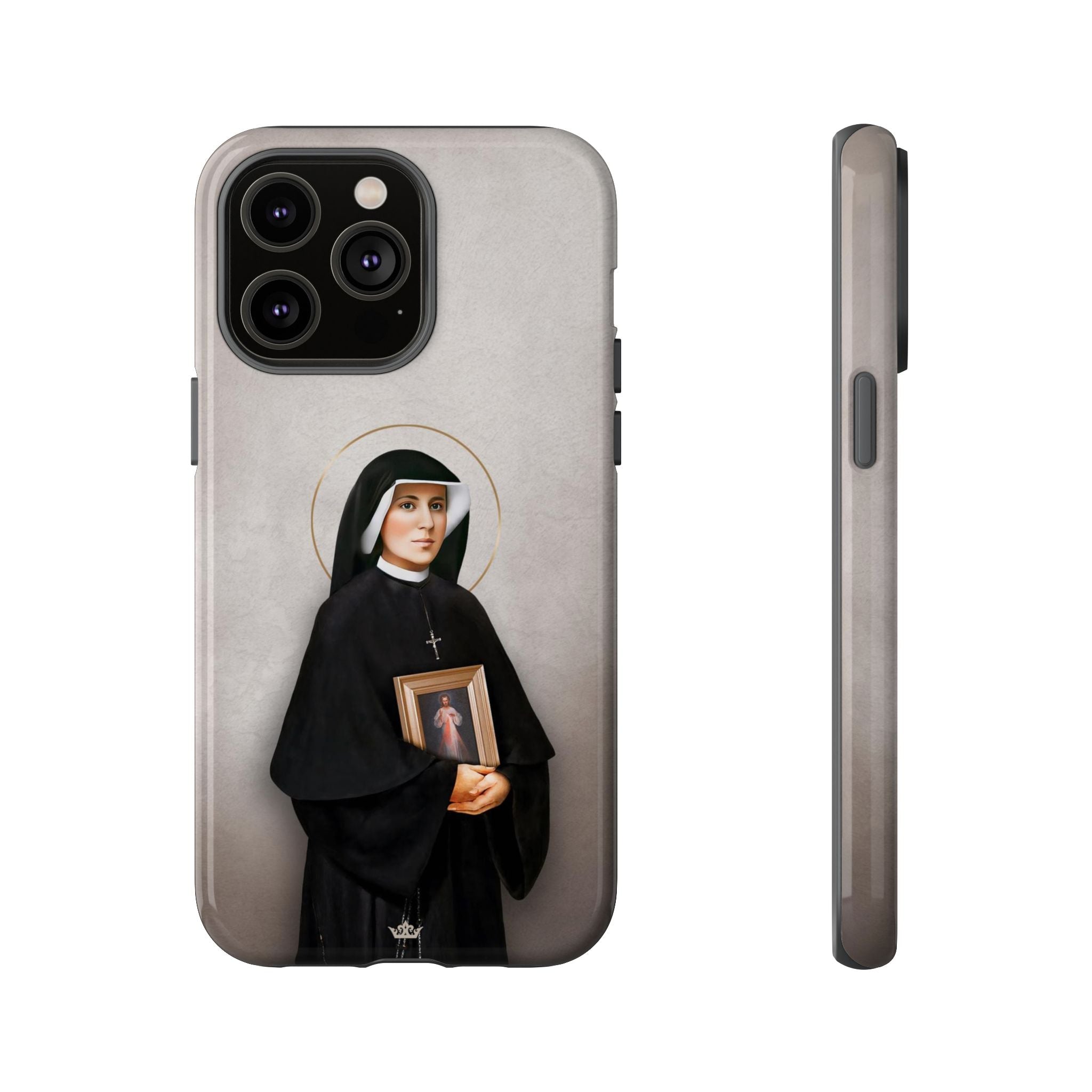 St. Faustina Hard Phone Case (Light)