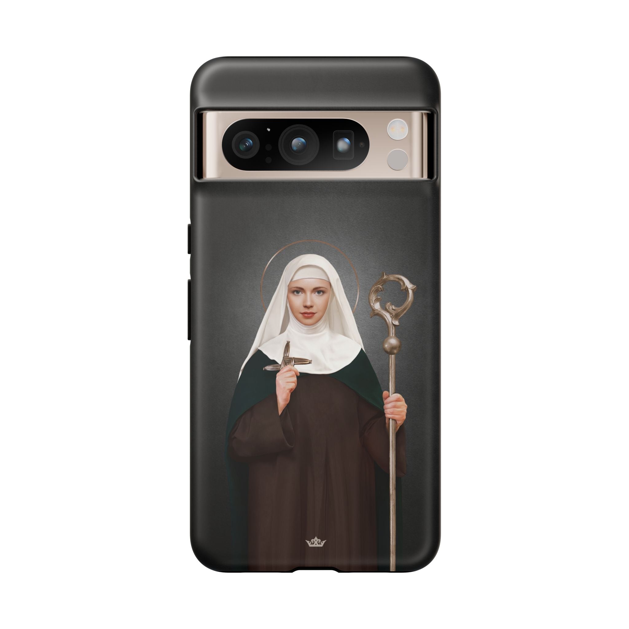 St. Brigid of Ireland Hard Phone Case (Dark)