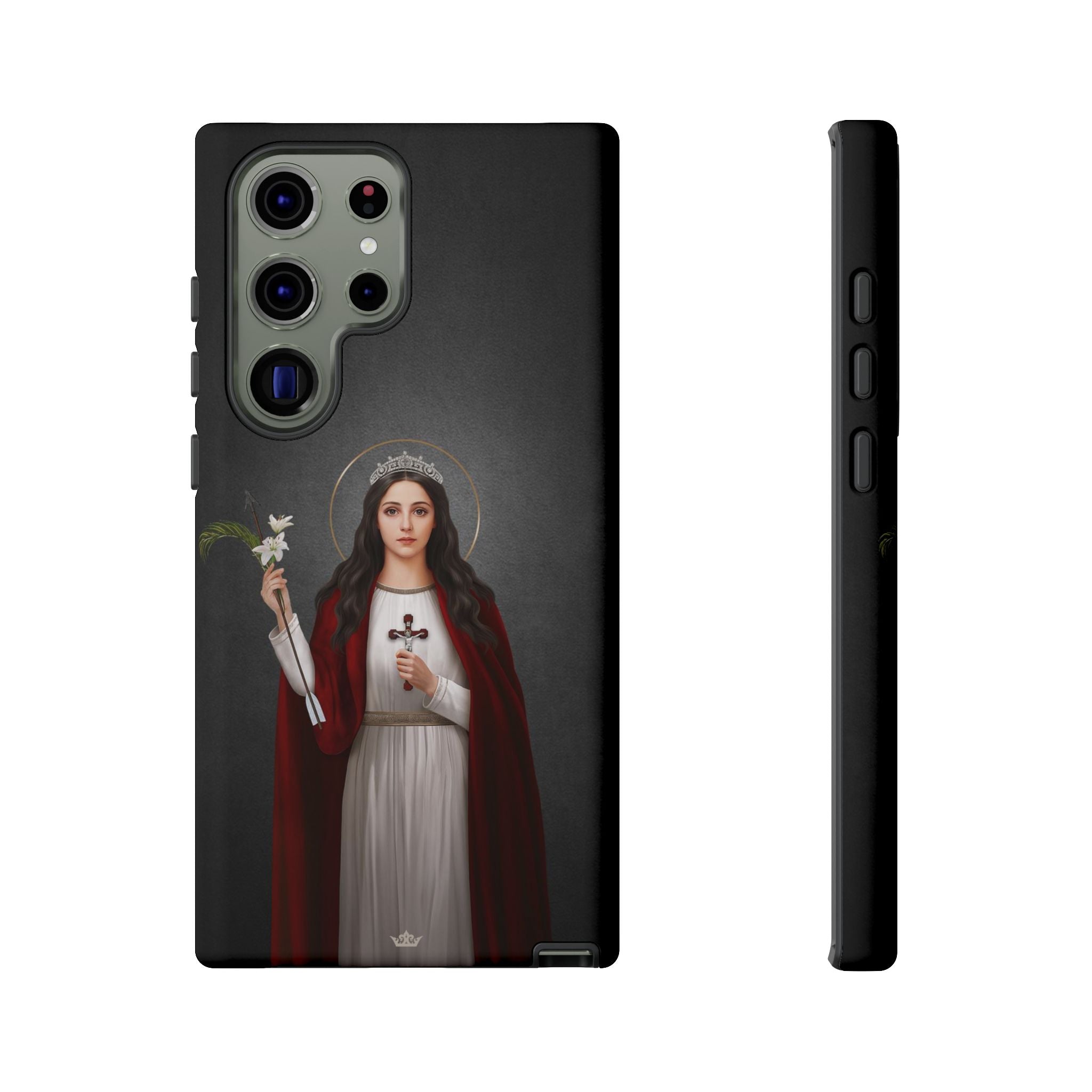 St. Philomena Hard Phone Case (Dark)