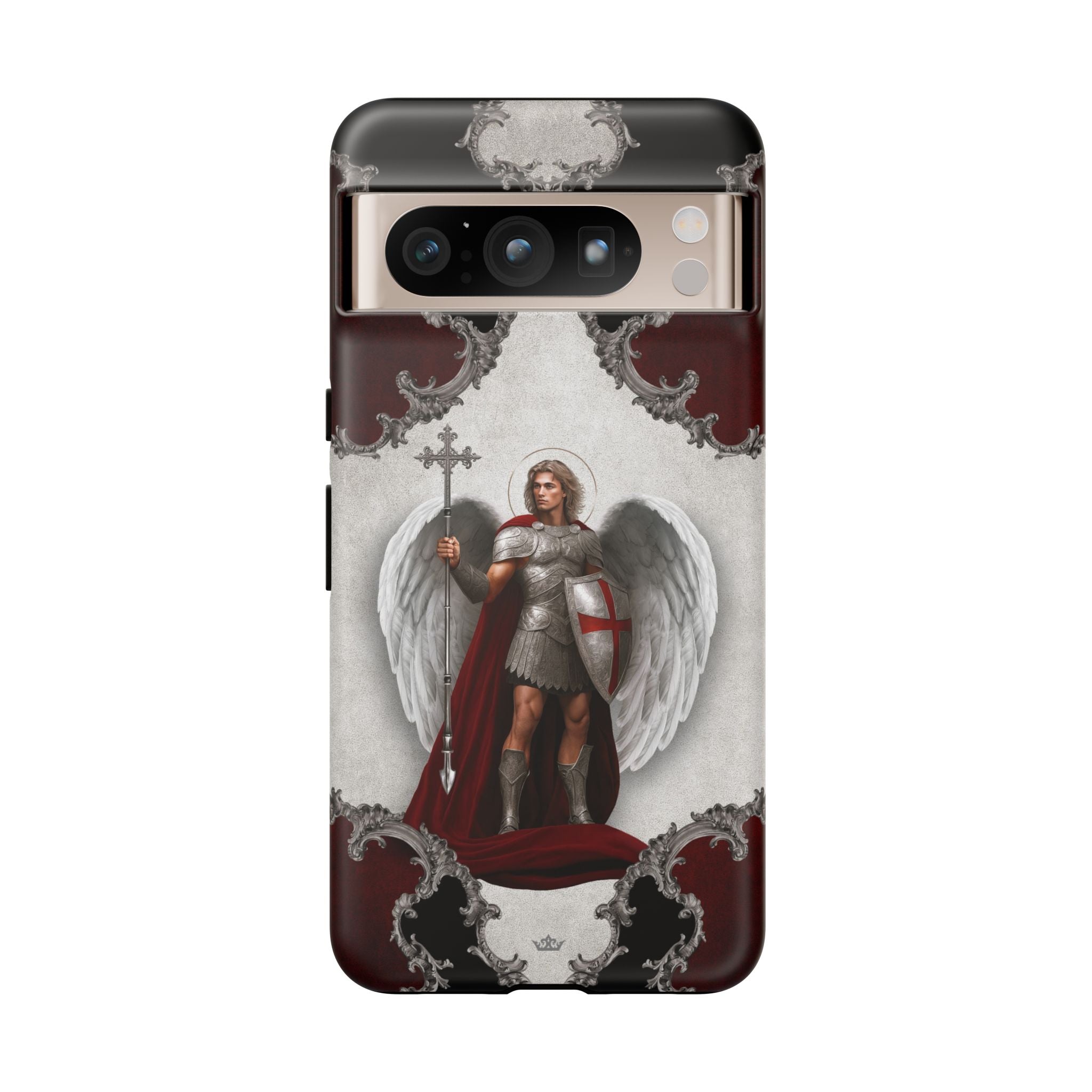 St. Michael the Archangel Victorious Hard Phone Case (Baroque)