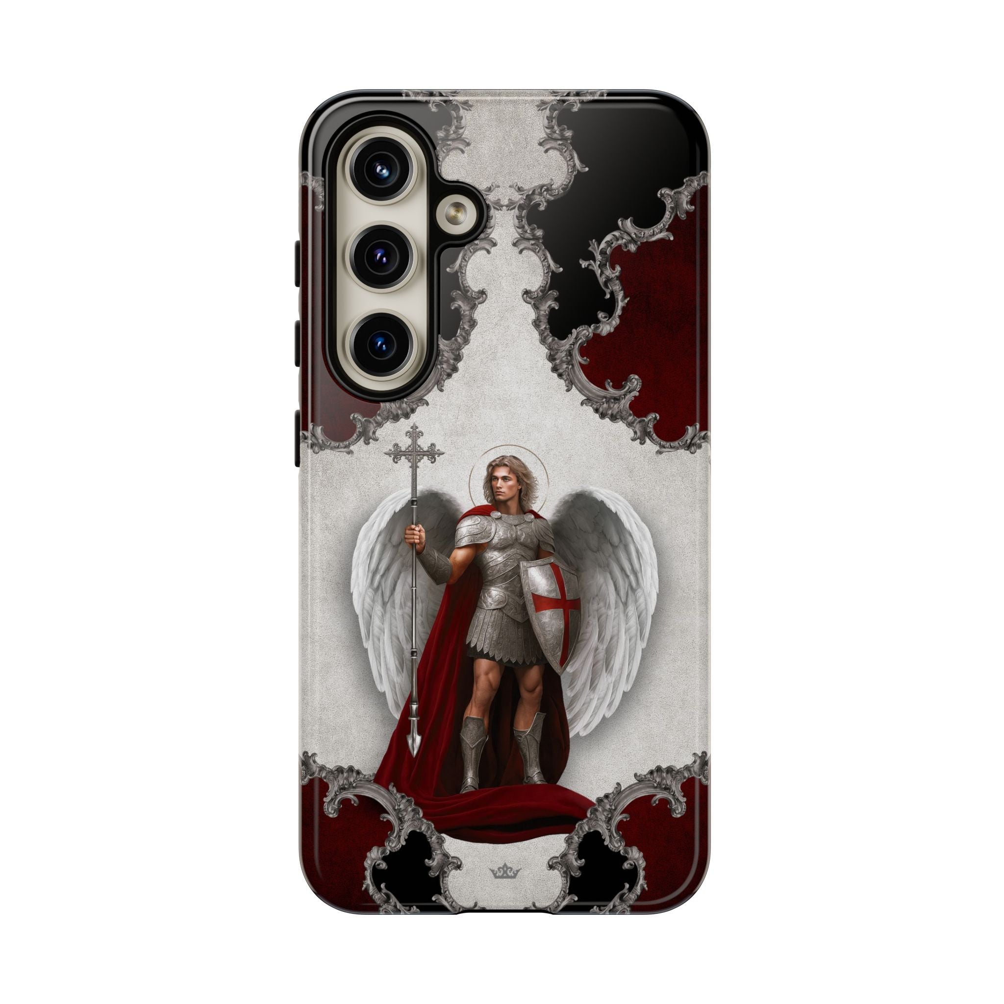 St. Michael the Archangel Victorious Hard Phone Case (Baroque)