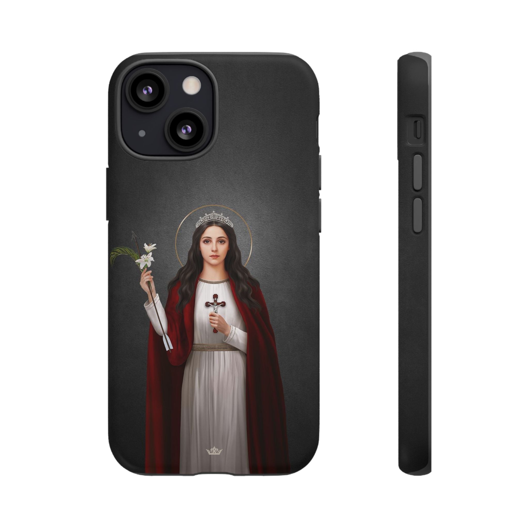 St. Philomena Hard Phone Case (Dark)