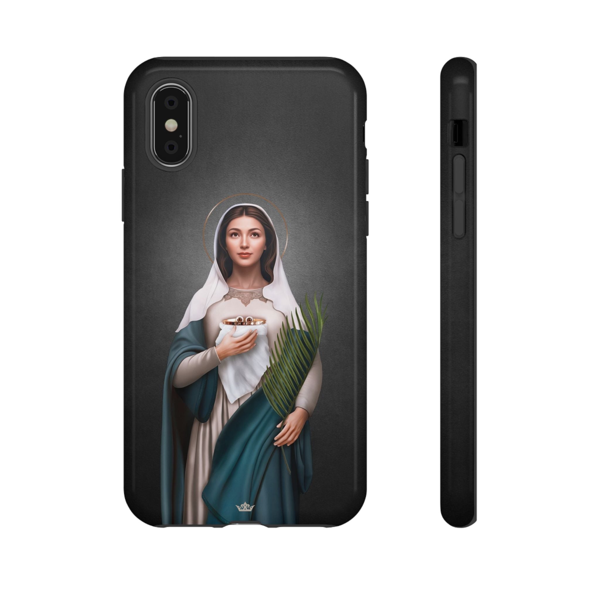 St. Lucy Hard Phone Case (Dark)