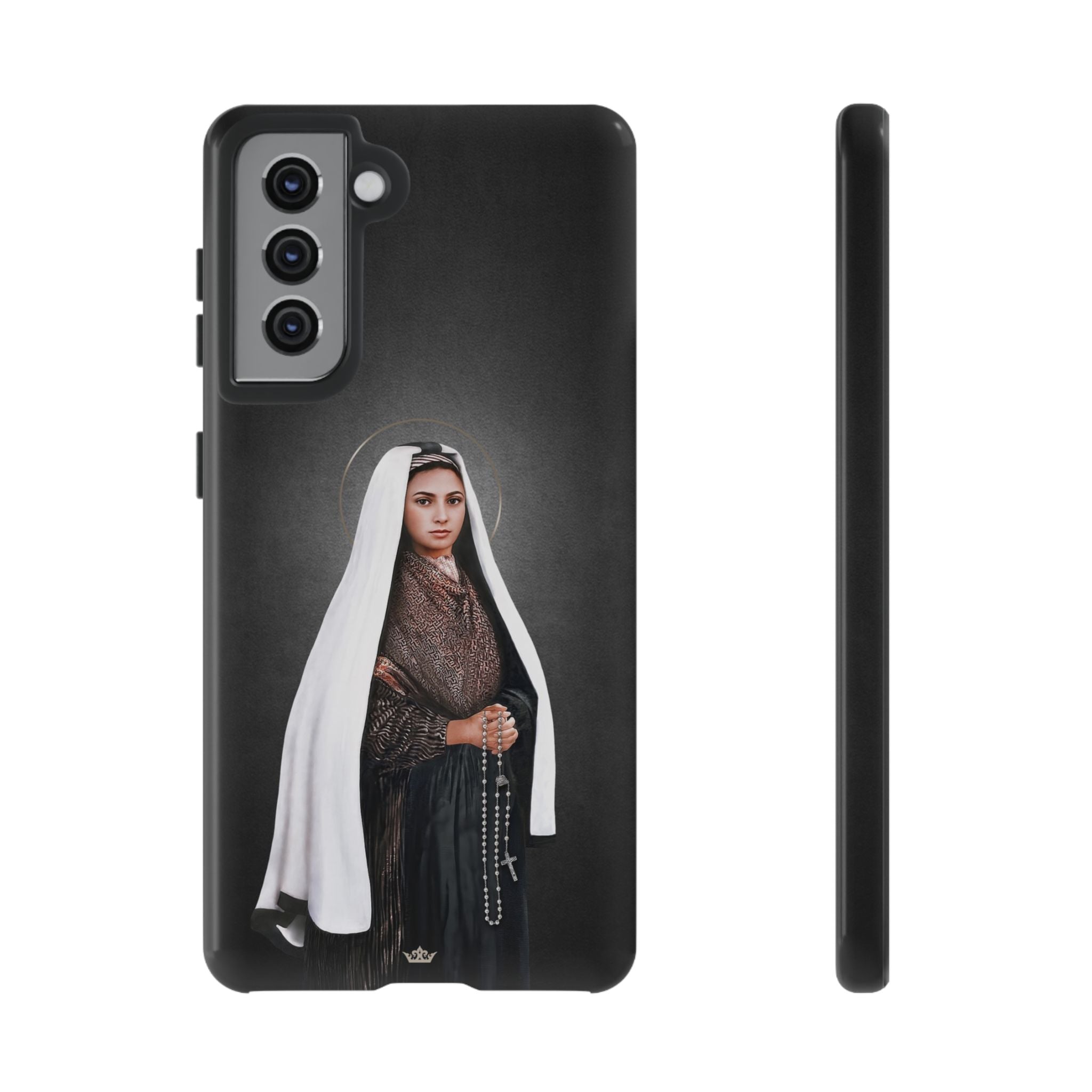 St. Bernadette Hard Phone Case (Dark)