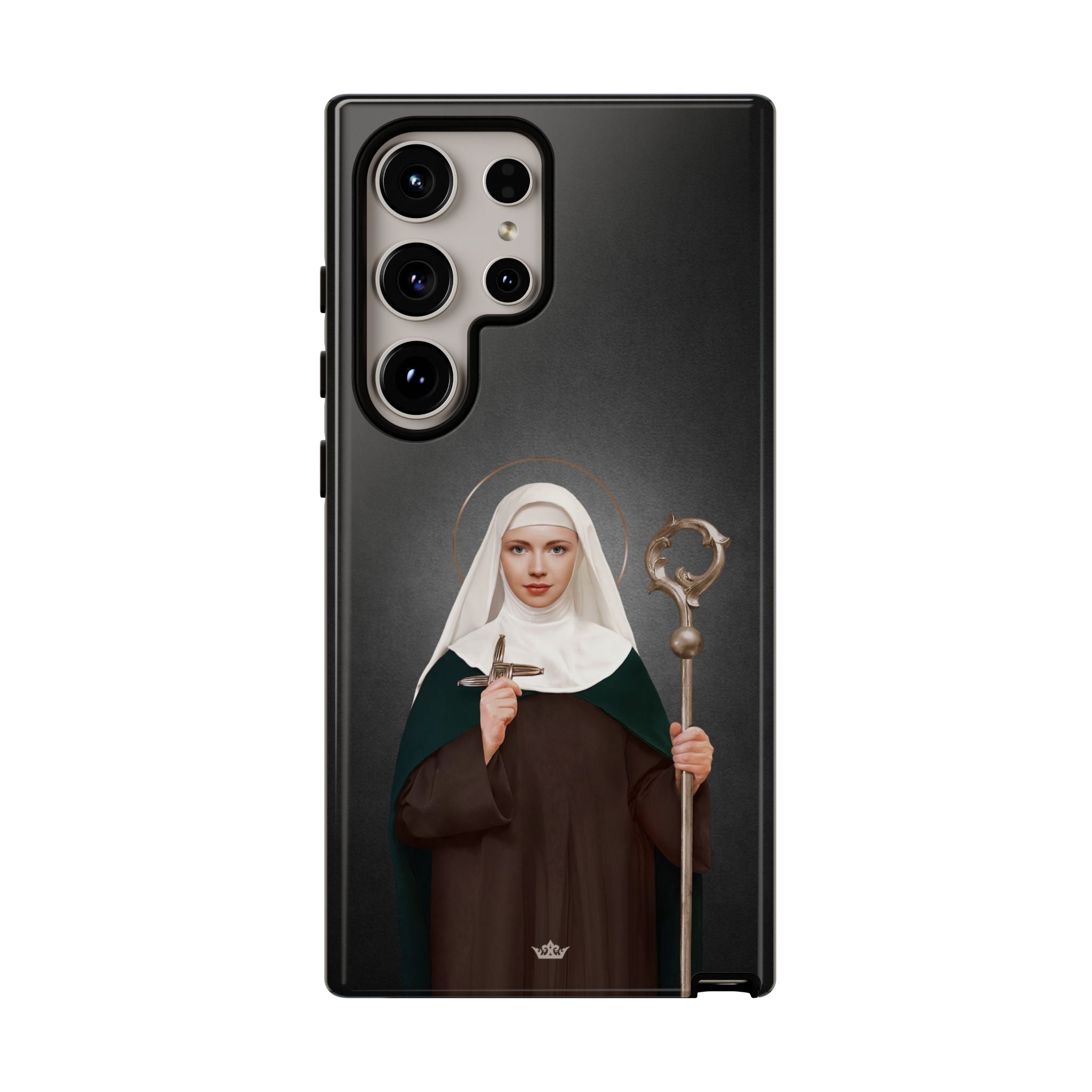 St. Brigid of Ireland Hard Phone Case (Dark)