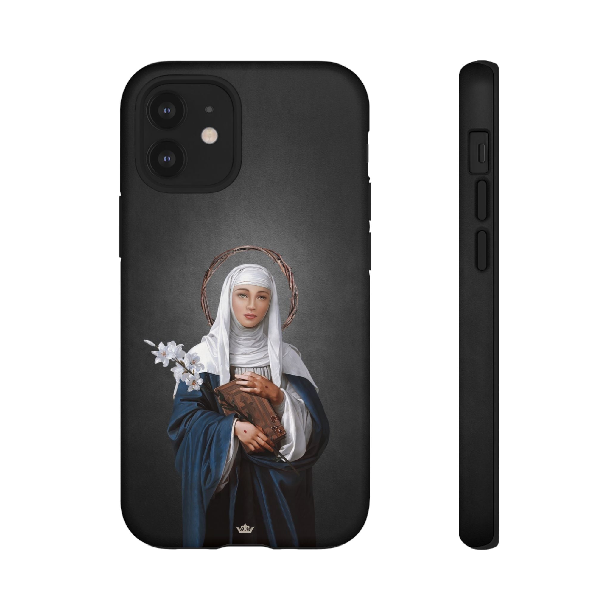 St. Catherine of Siena Hard Phone Case (Dark)