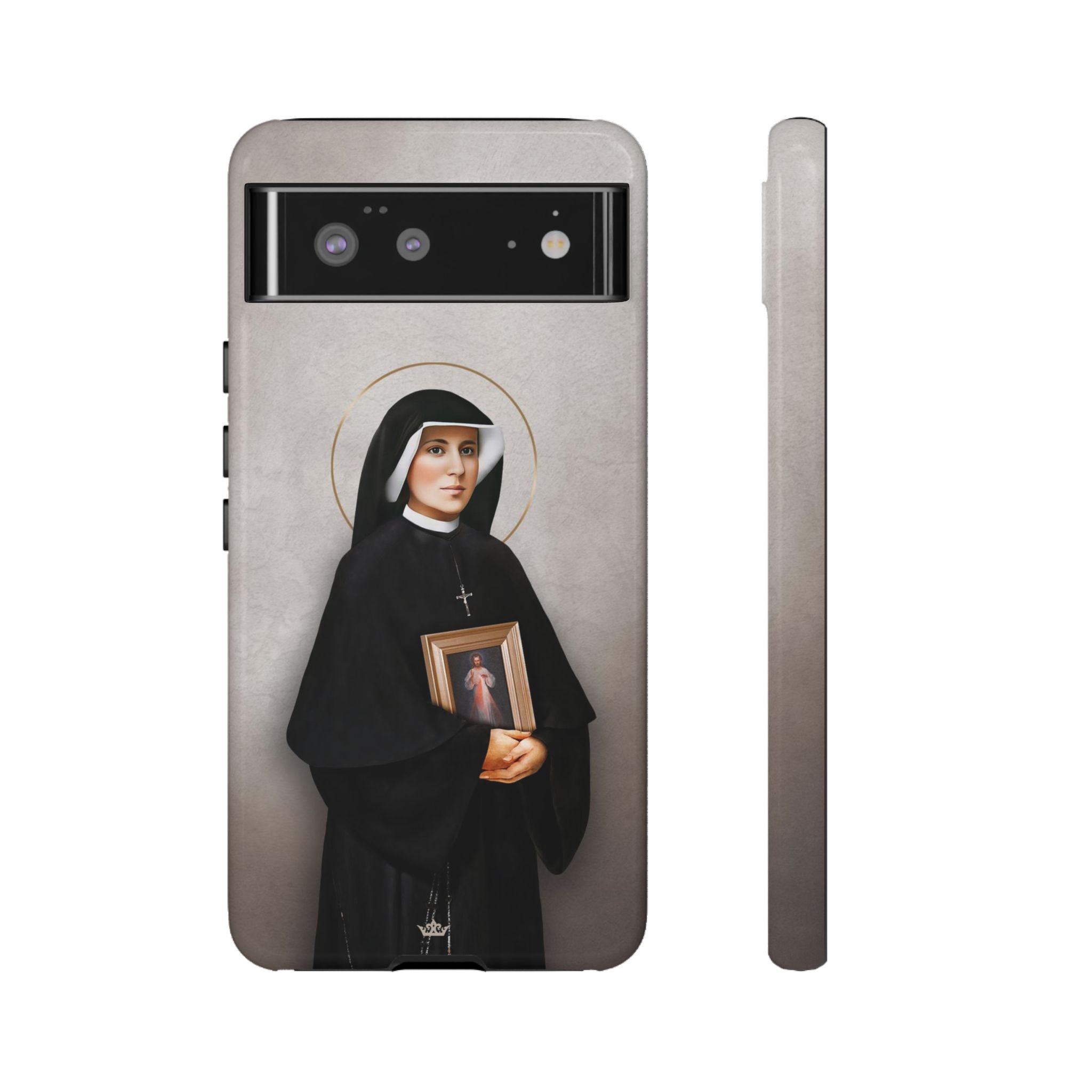 St. Faustina Hard Phone Case (Light)