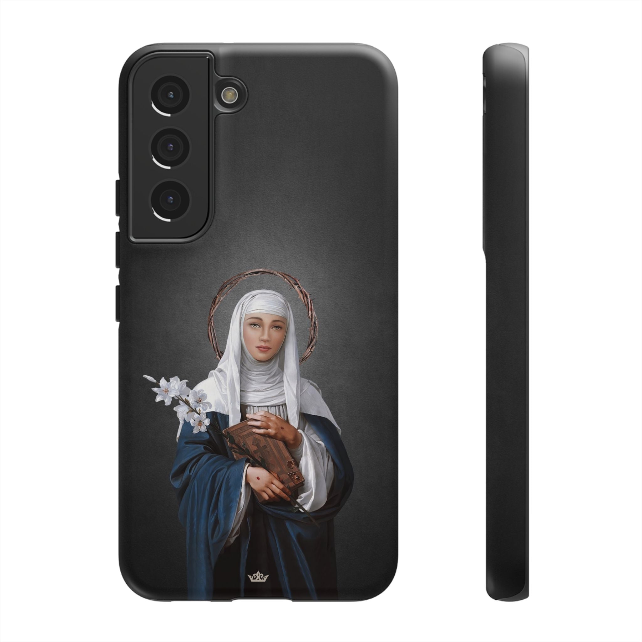 St. Catherine of Siena Hard Phone Case (Dark)