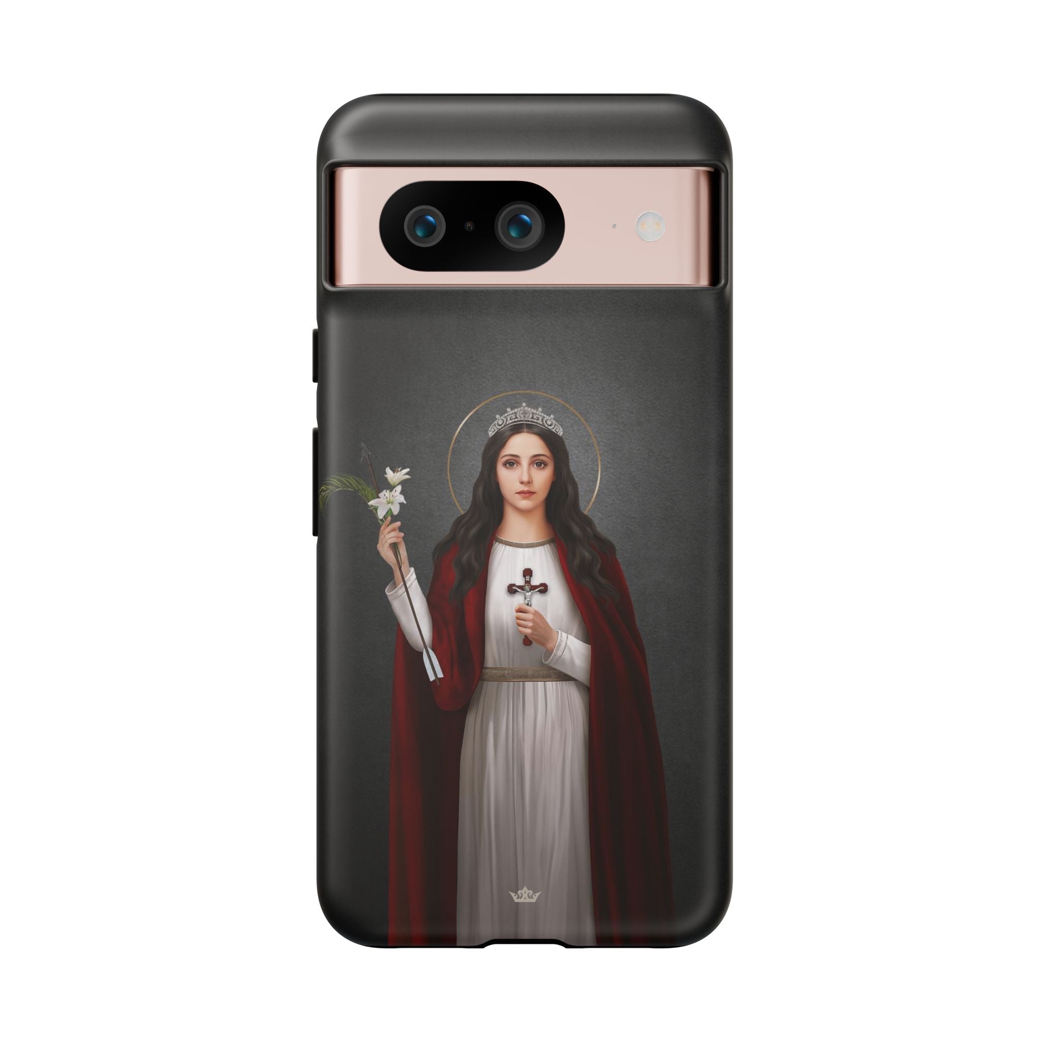 St. Philomena Hard Phone Case (Dark)