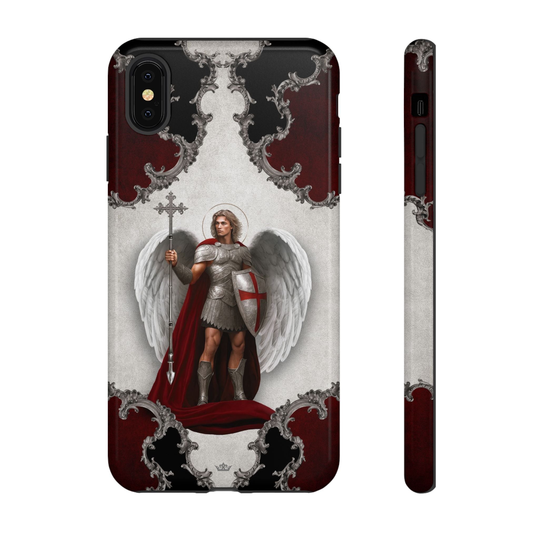 St. Michael the Archangel Victorious Hard Phone Case (Baroque)