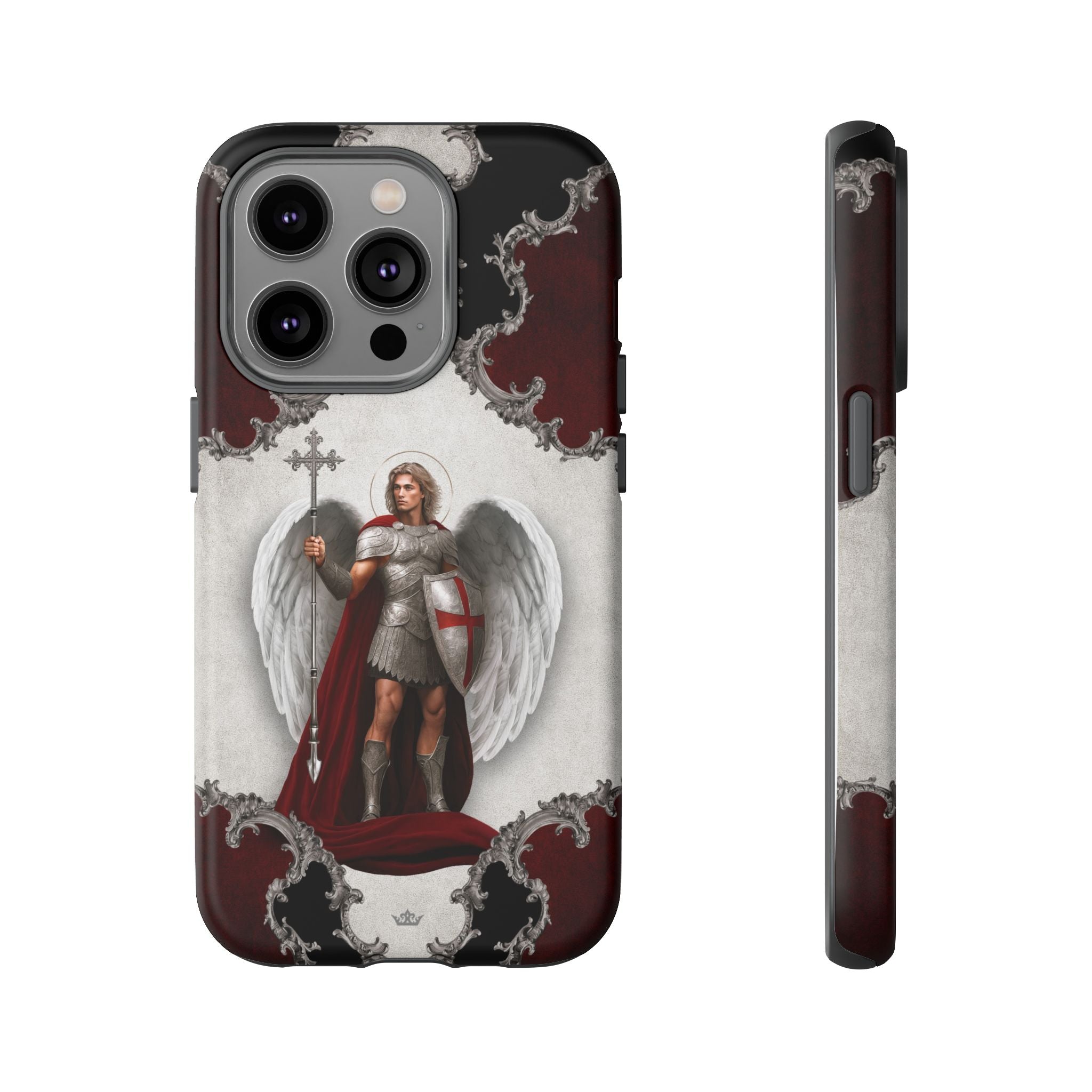 St. Michael the Archangel Victorious Hard Phone Case (Baroque)