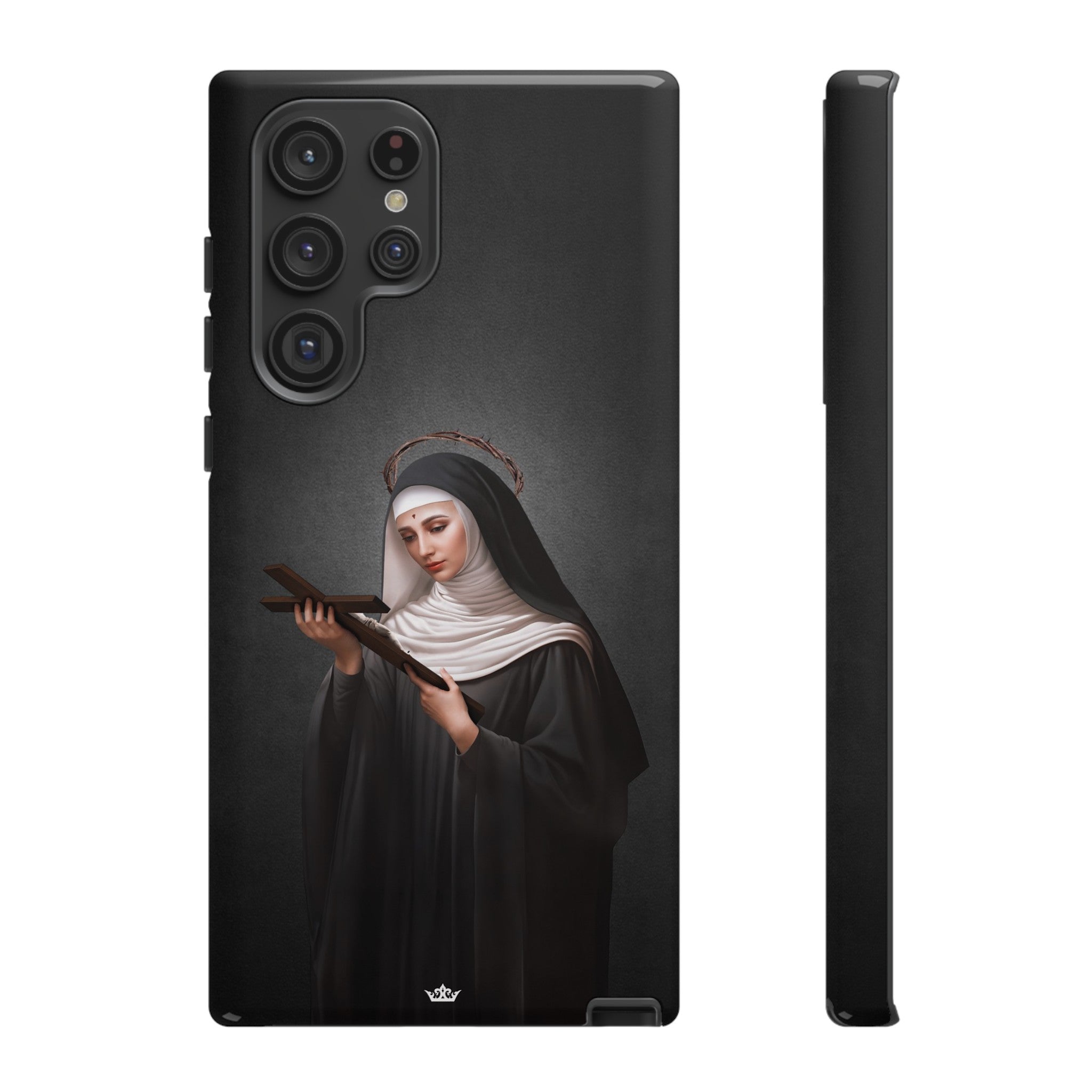 St. Rita of Cascia Hard Phone Case (Dark)