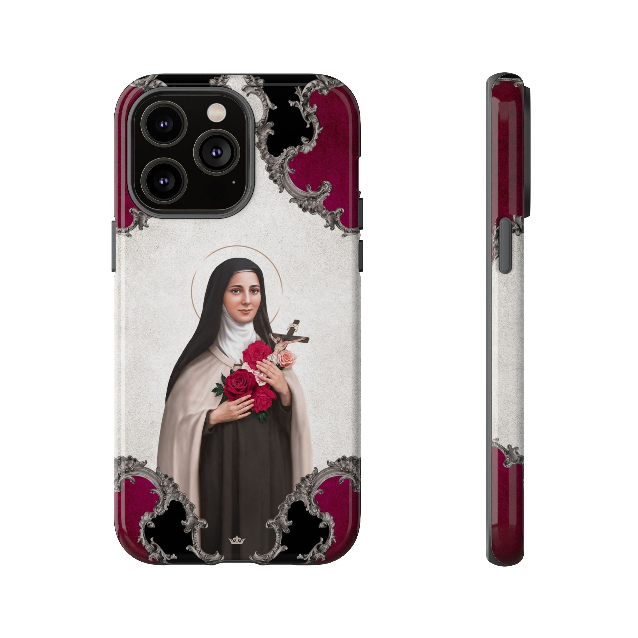 St. Therese of Lisieux Hard Phone Case (Baroque)