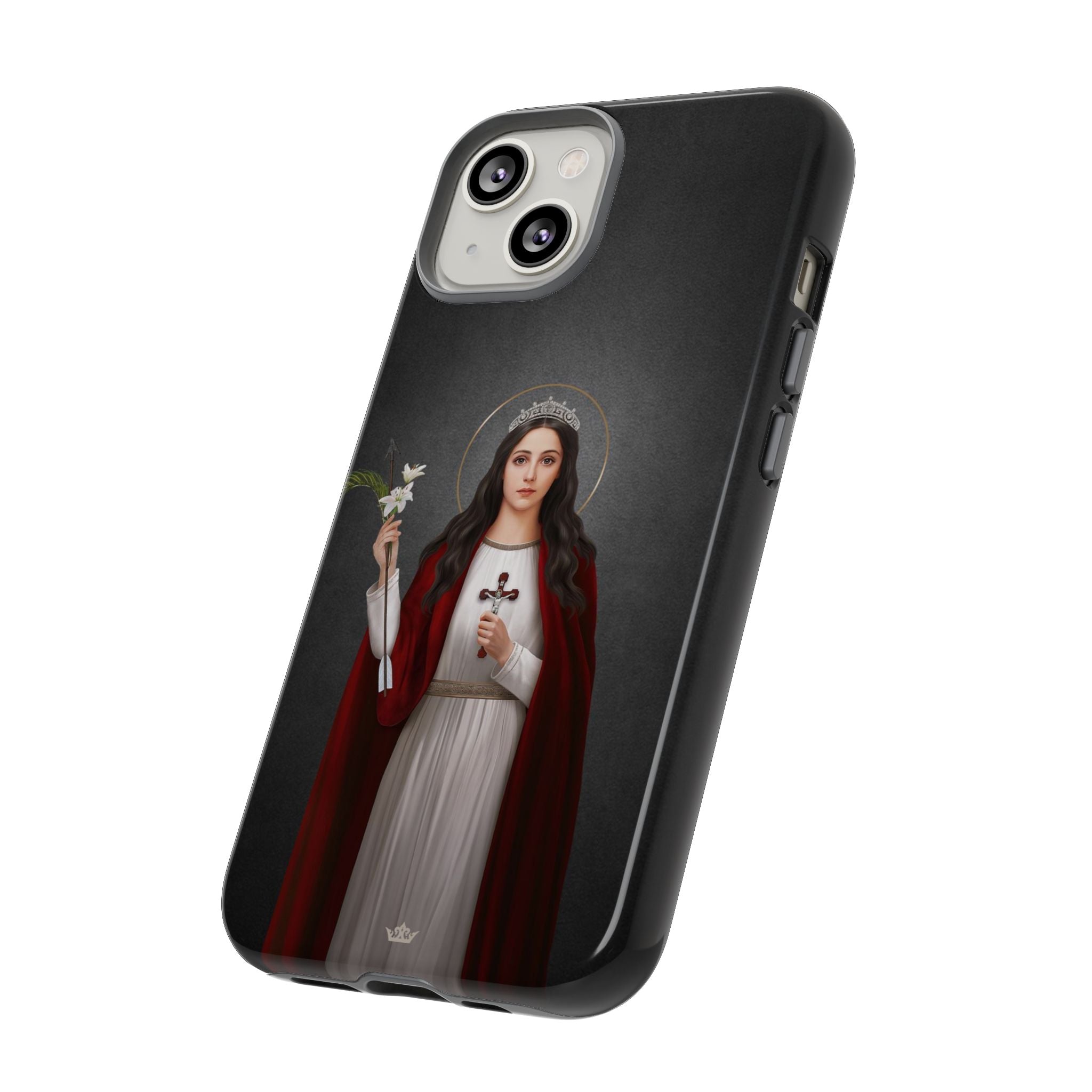 St. Philomena Hard Phone Case (Dark)