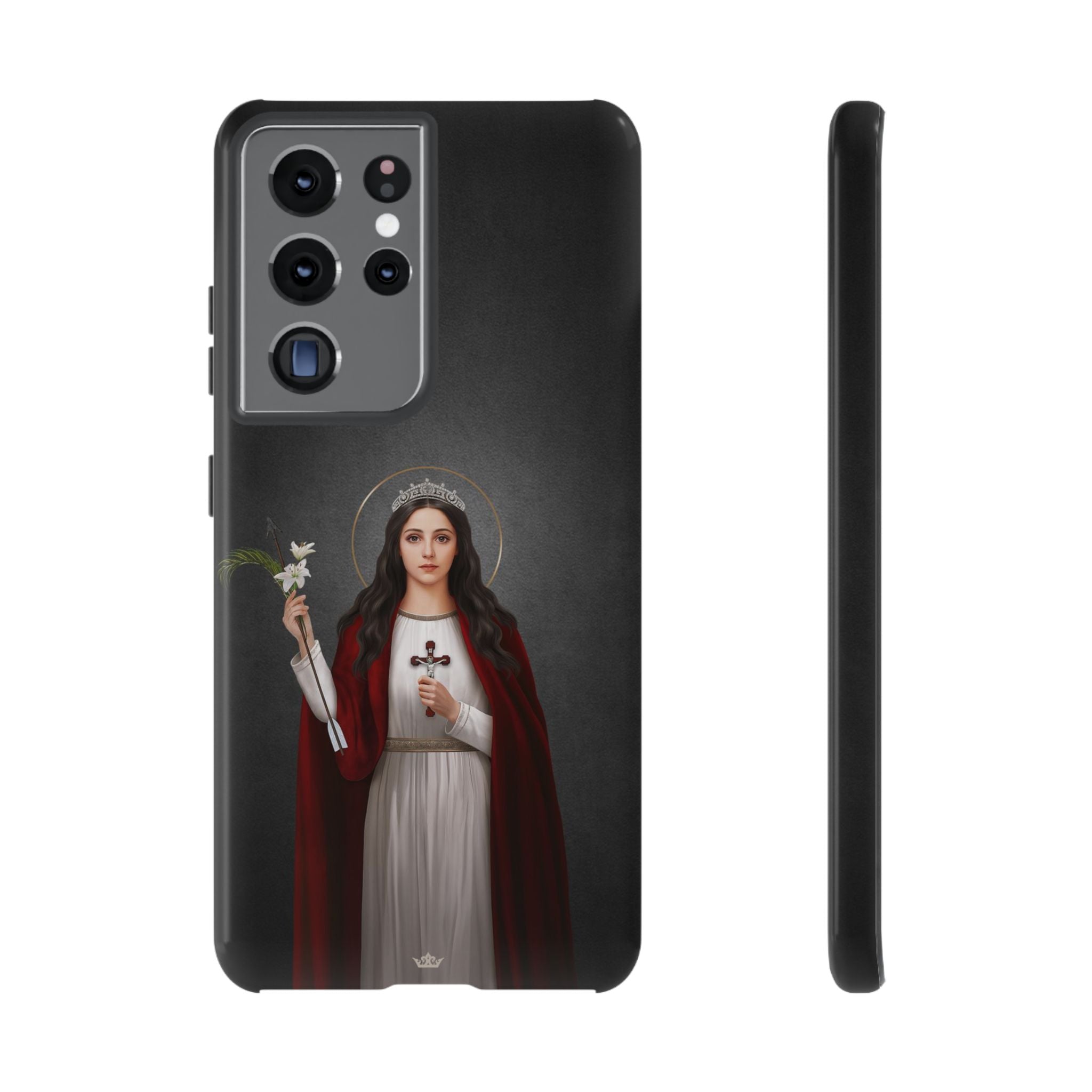 St. Philomena Hard Phone Case (Dark)