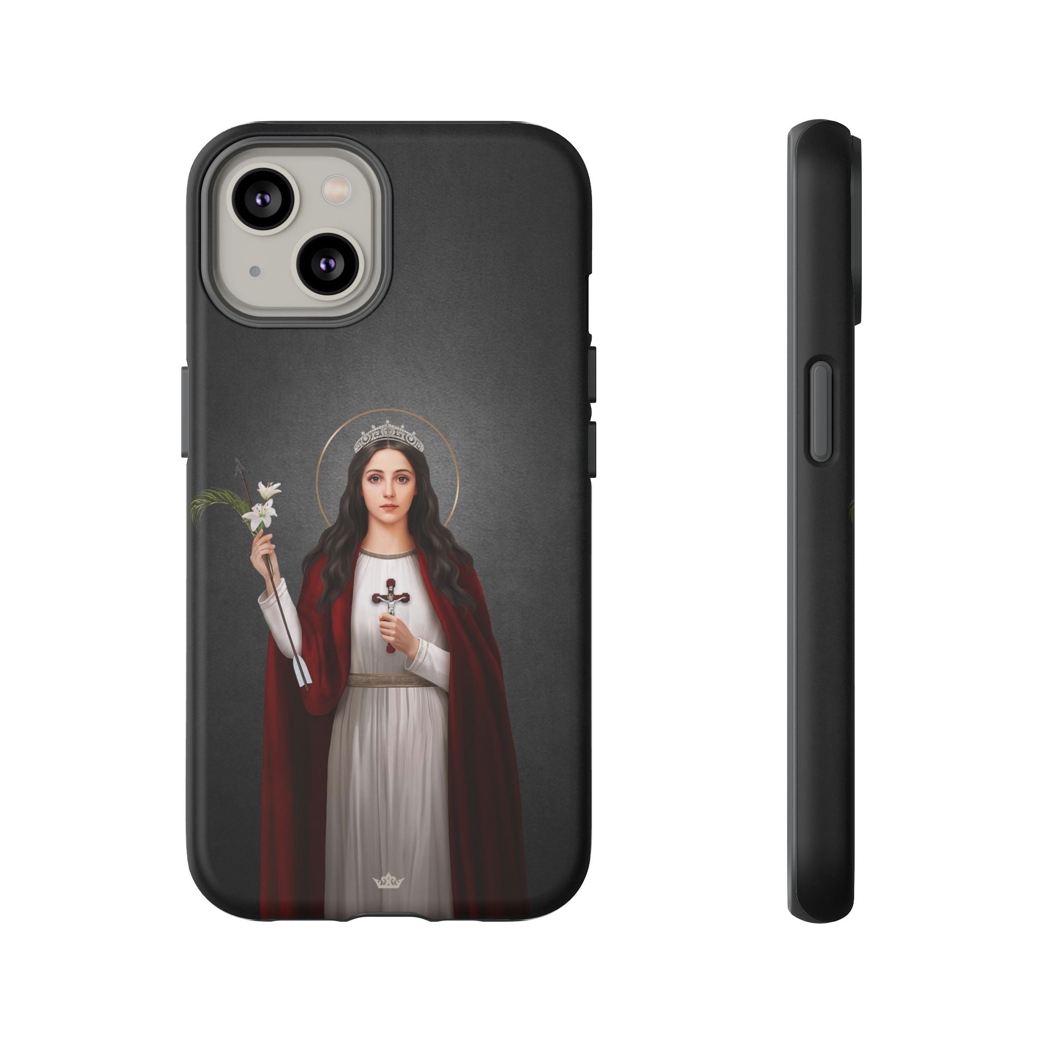 St. Philomena Hard Phone Case (Dark)