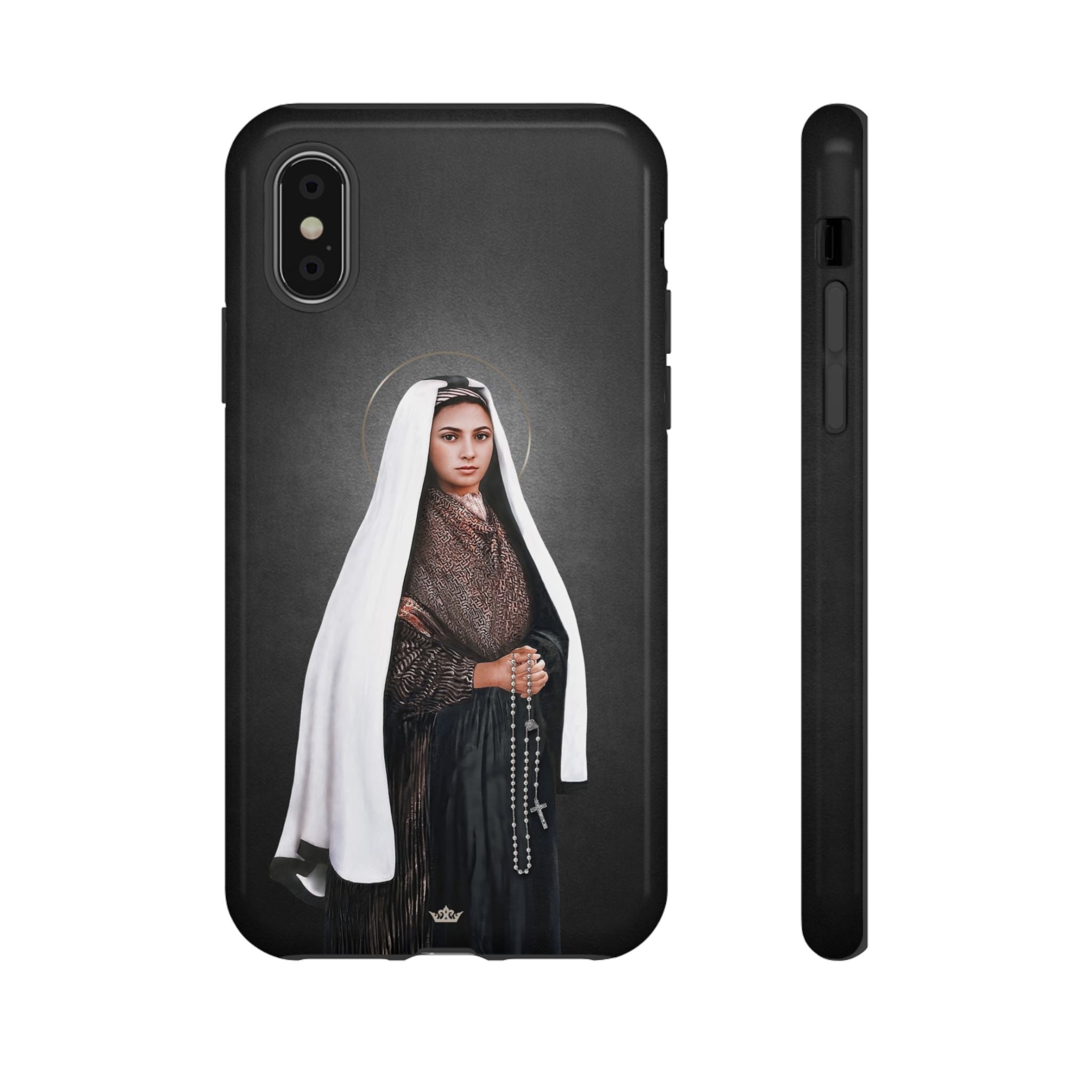 St. Bernadette Hard Phone Case (Dark)