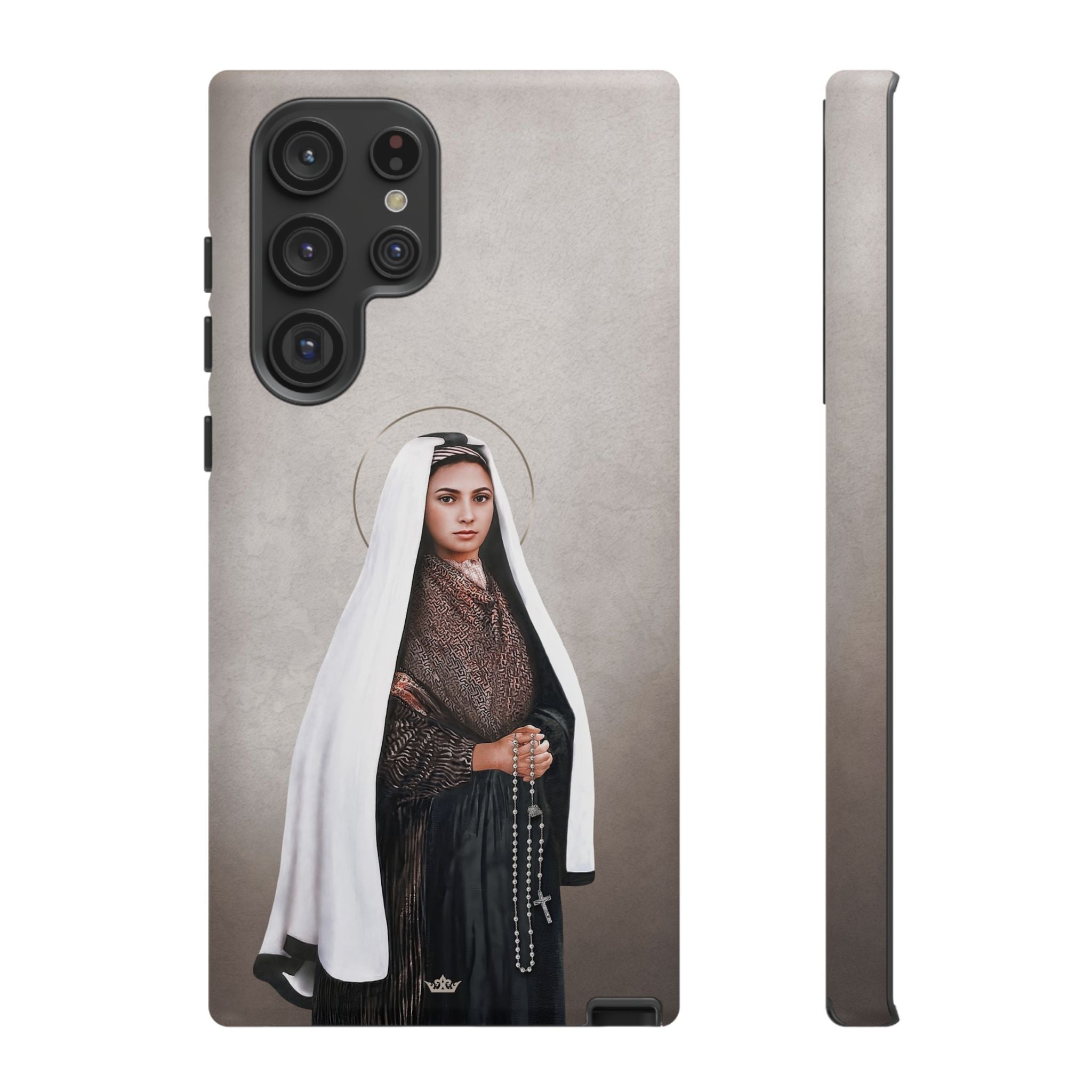 St. Bernadette Hard Phone Case (Light)