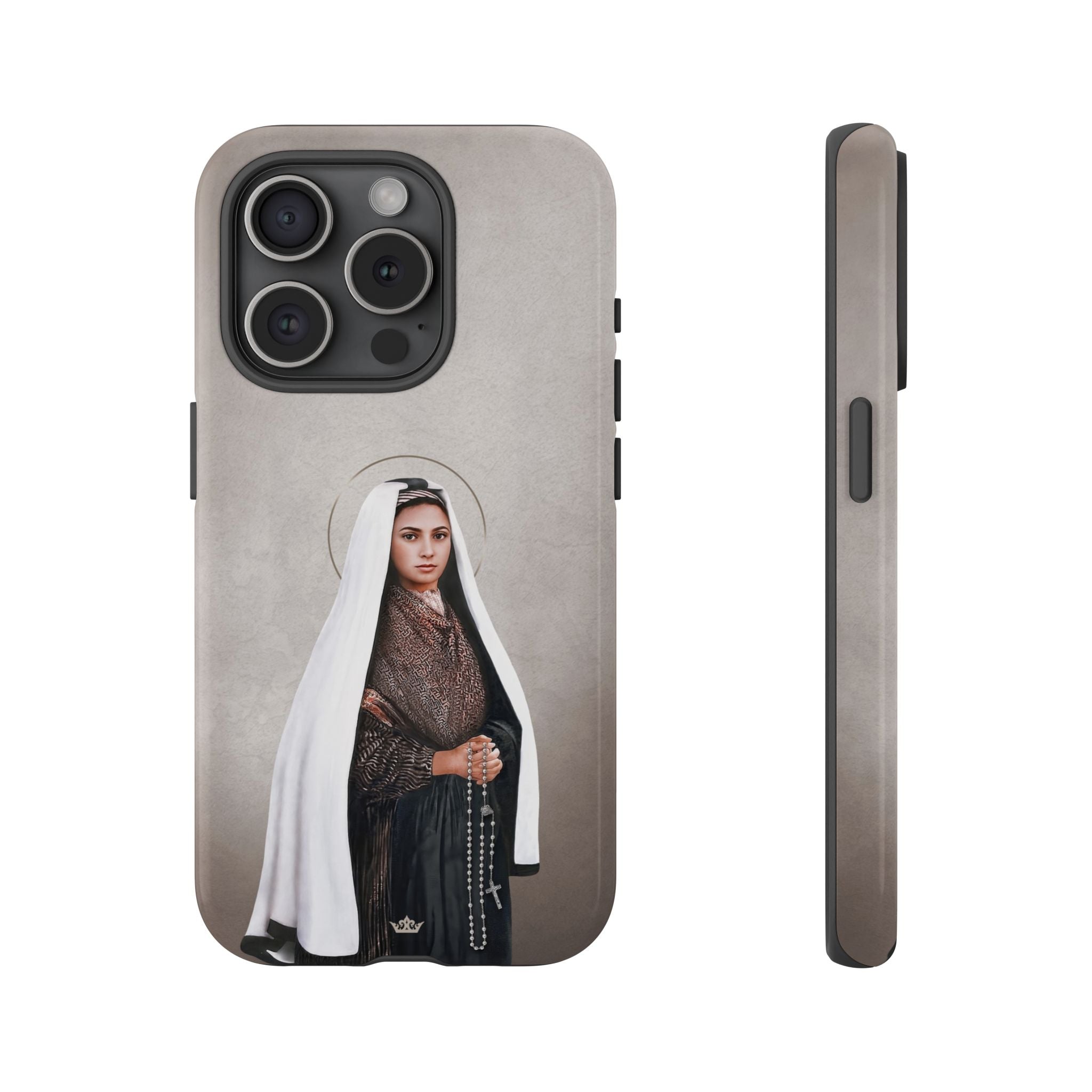 St. Bernadette Hard Phone Case (Light)