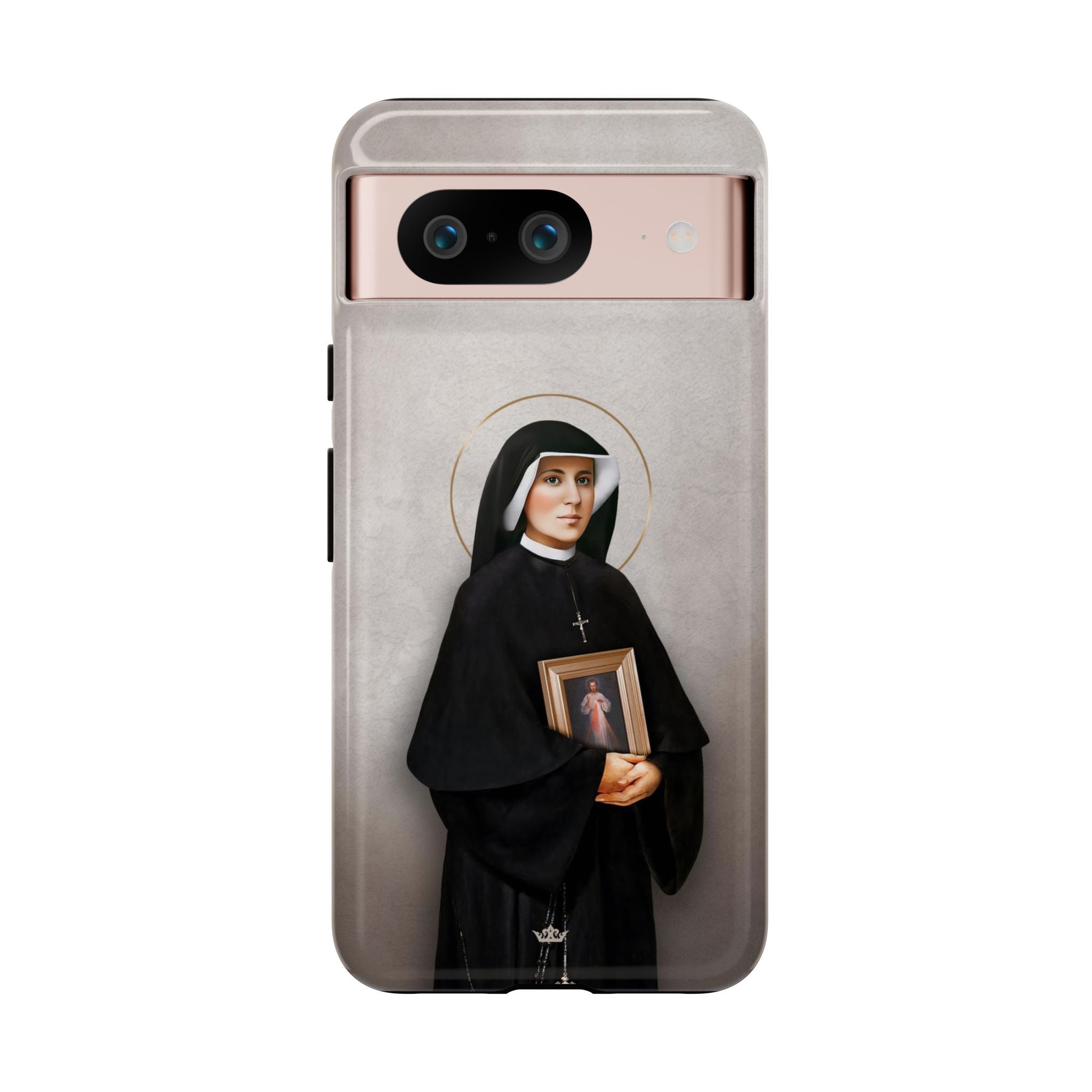 St. Faustina Hard Phone Case (Light)