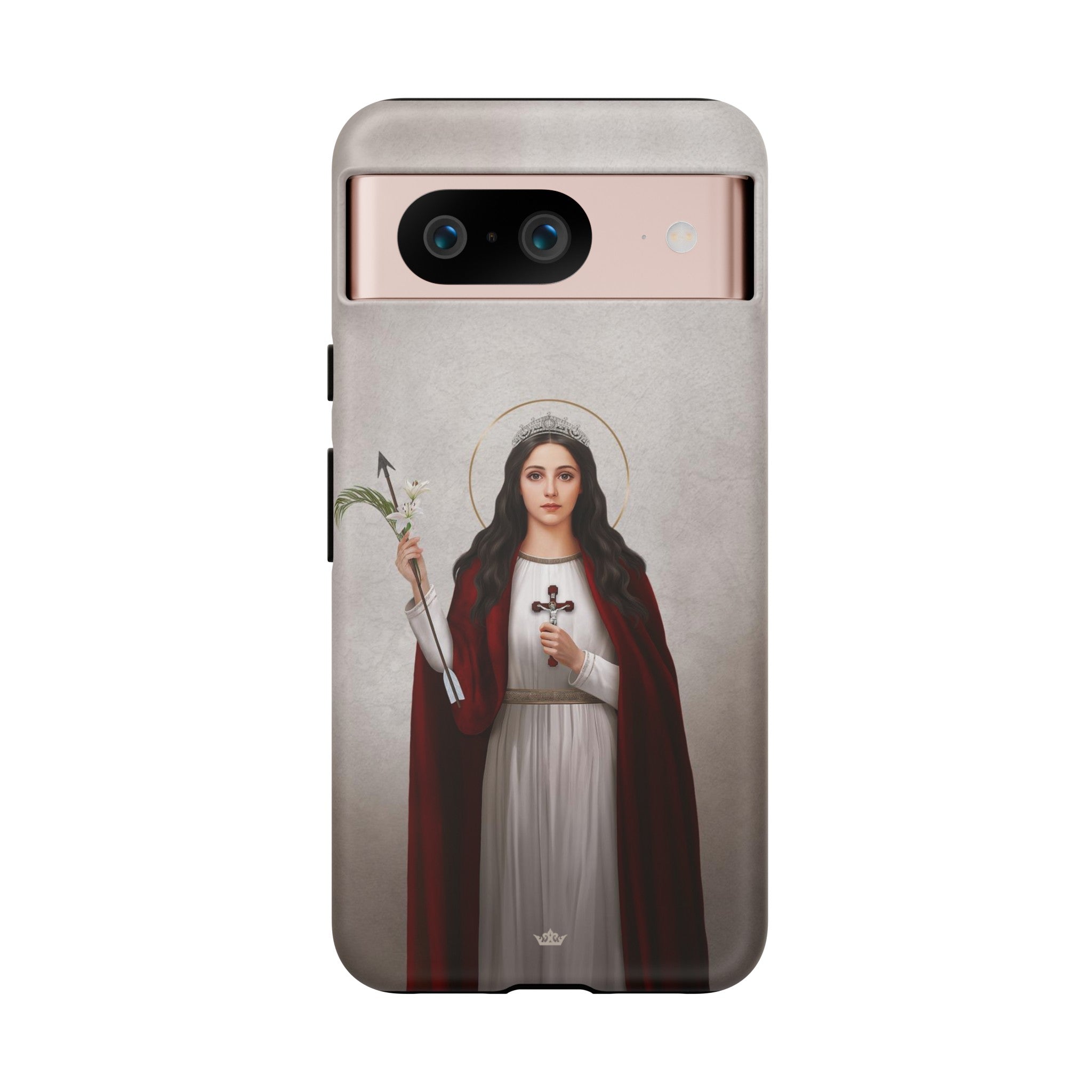 St. Philomena Hard Phone Case (Light)