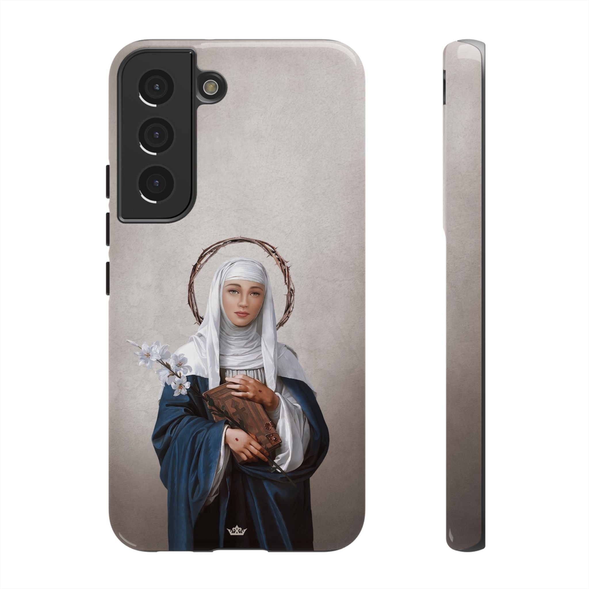 St. Catherine of Siena Hard Phone Case (Light)