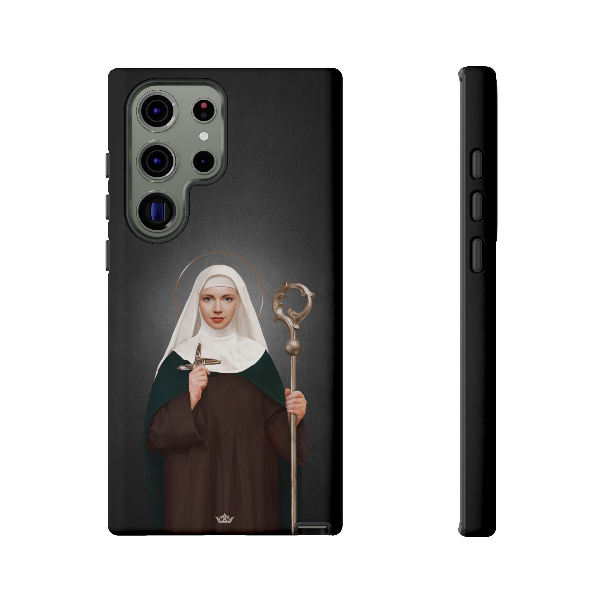 St. Brigid of Ireland Hard Phone Case (Dark)