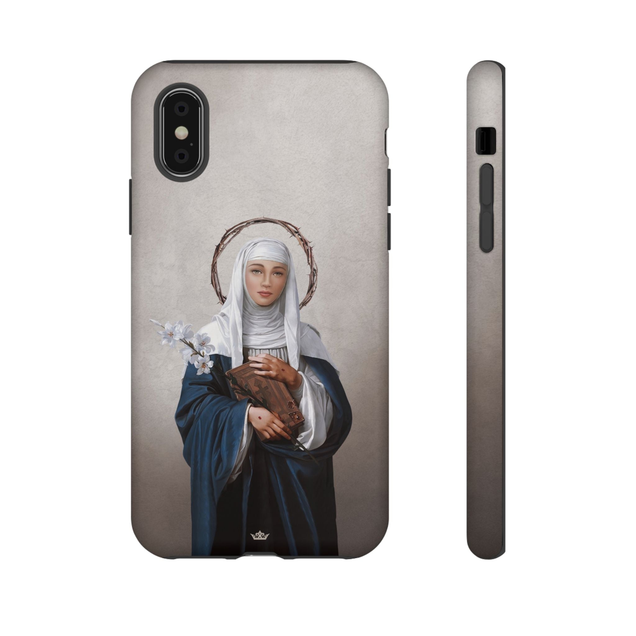 St. Catherine of Siena Hard Phone Case (Light)