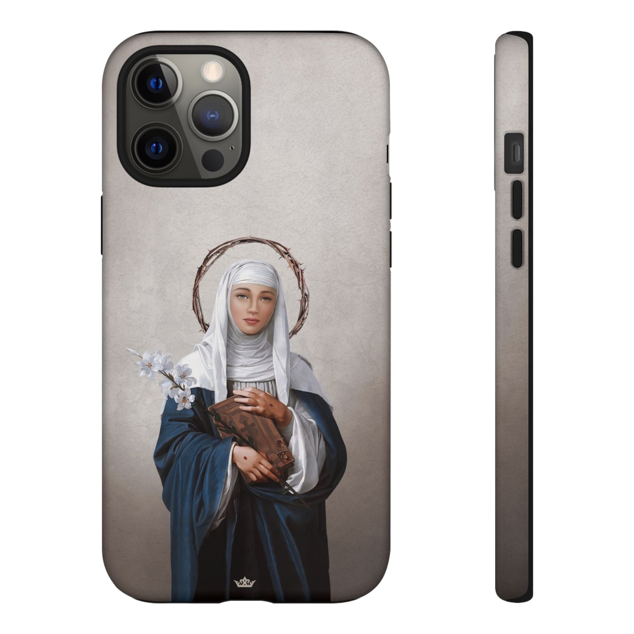 St. Catherine of Siena Hard Phone Case (Light)