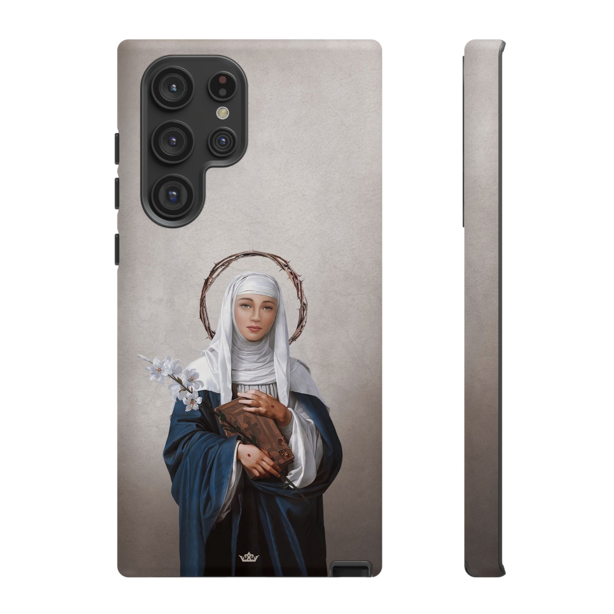 St. Catherine of Siena Hard Phone Case (Light)