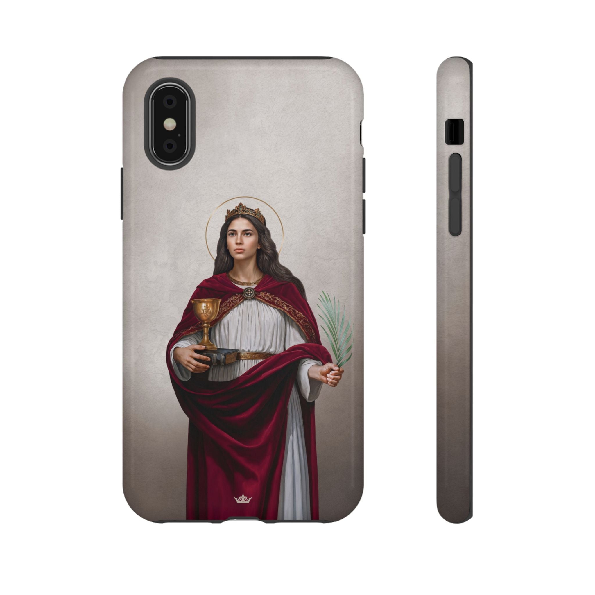 St. Barbara Hard Phone Case (Light)