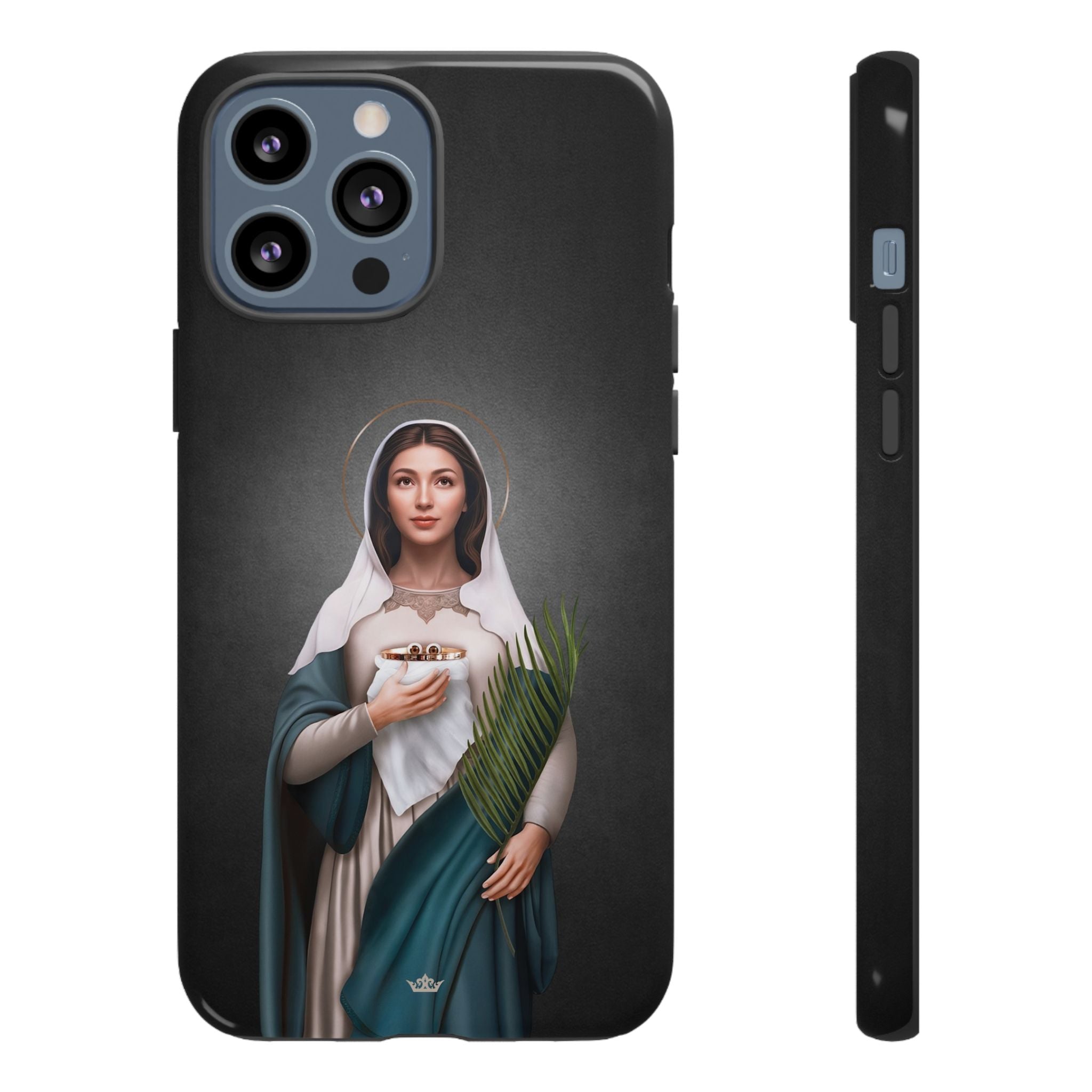 St. Lucy Hard Phone Case (Dark)