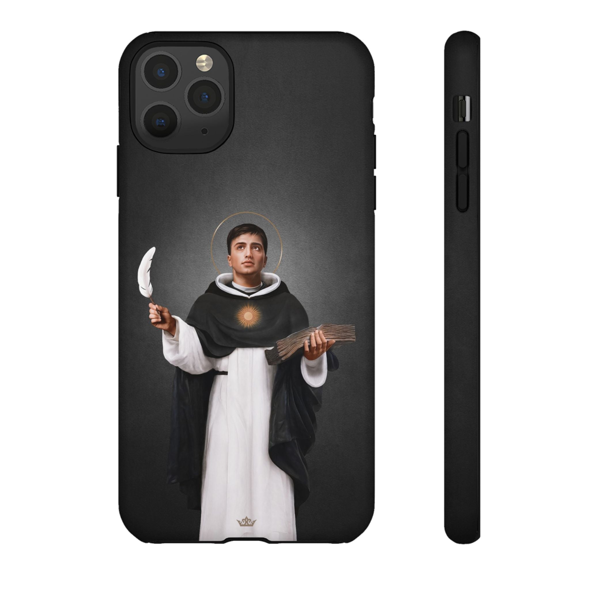 St. Thomas Aquinas Hard Phone Case (Dark)