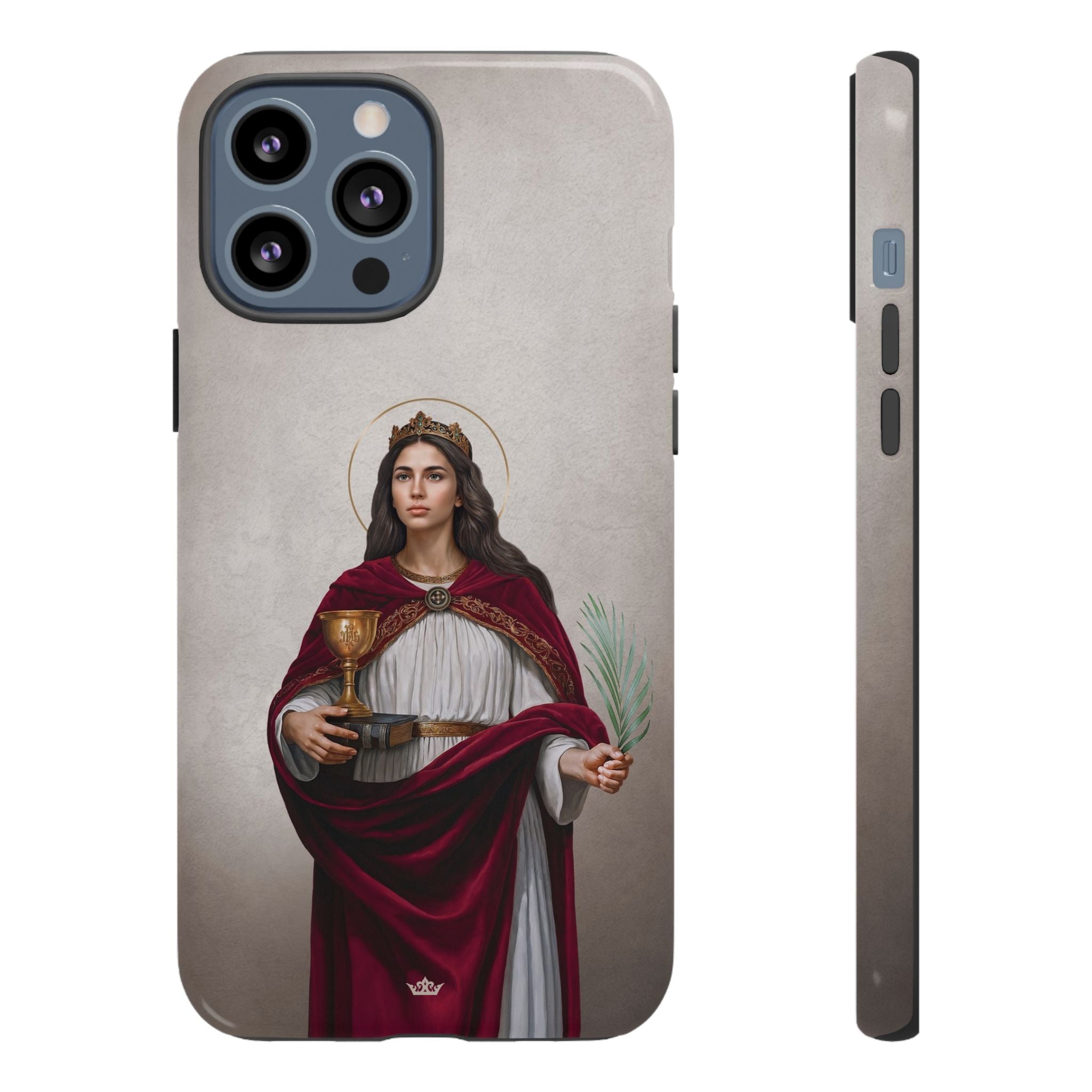 St. Barbara Hard Phone Case (Light)